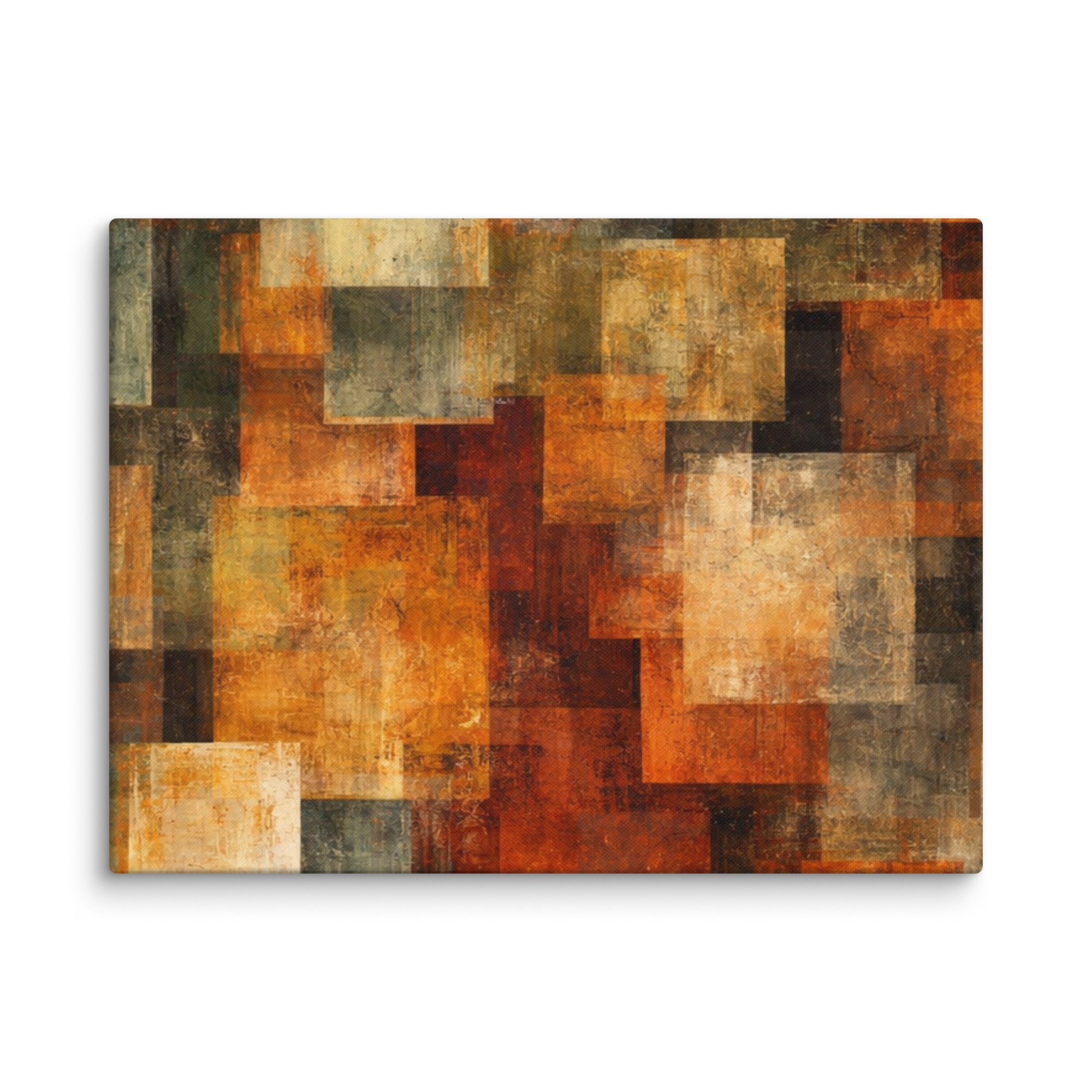 Harvest canvas print with product details shown in 20 x 60 inch statement piece