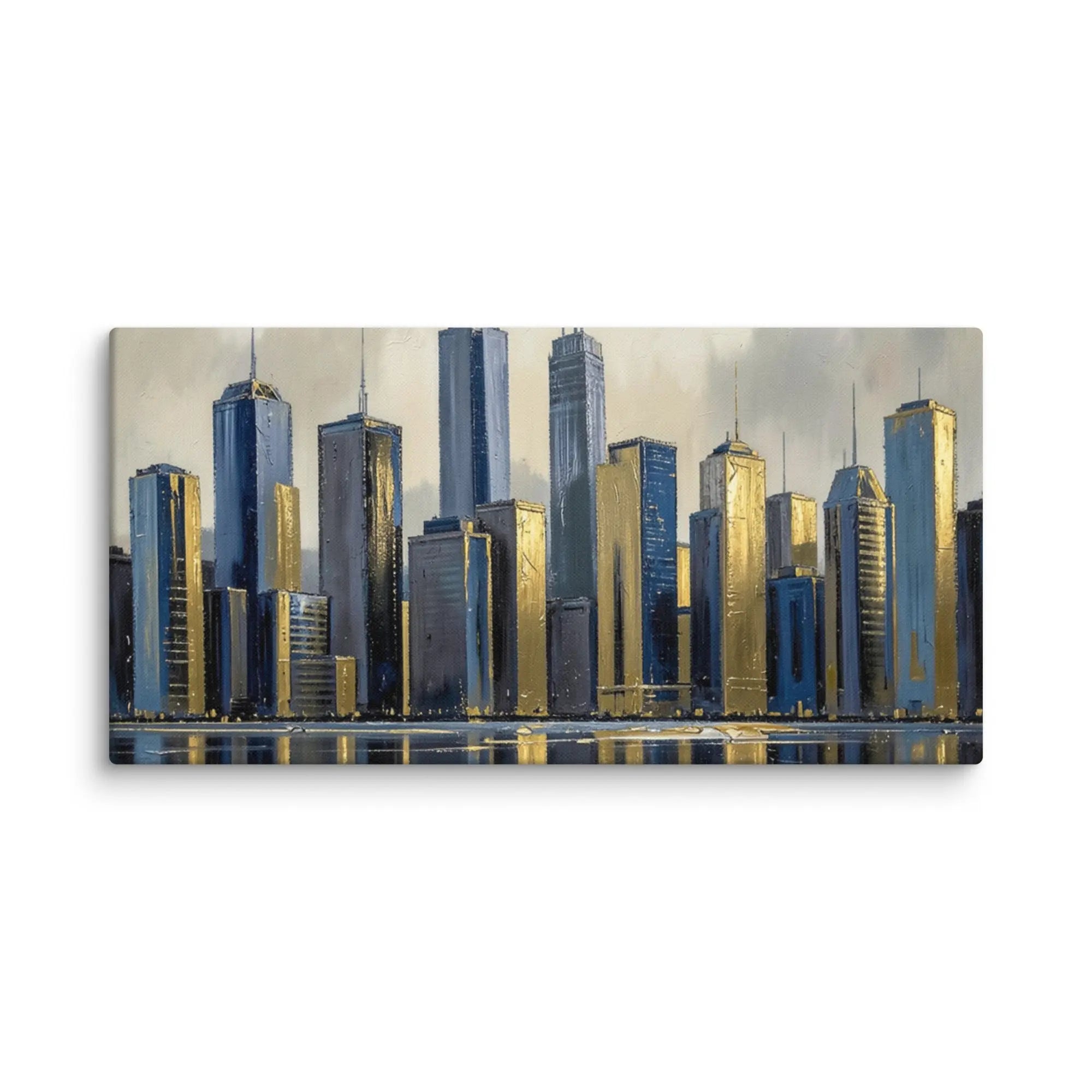 Lumina canvas skyline product view in 30 x 60 inch statement piece