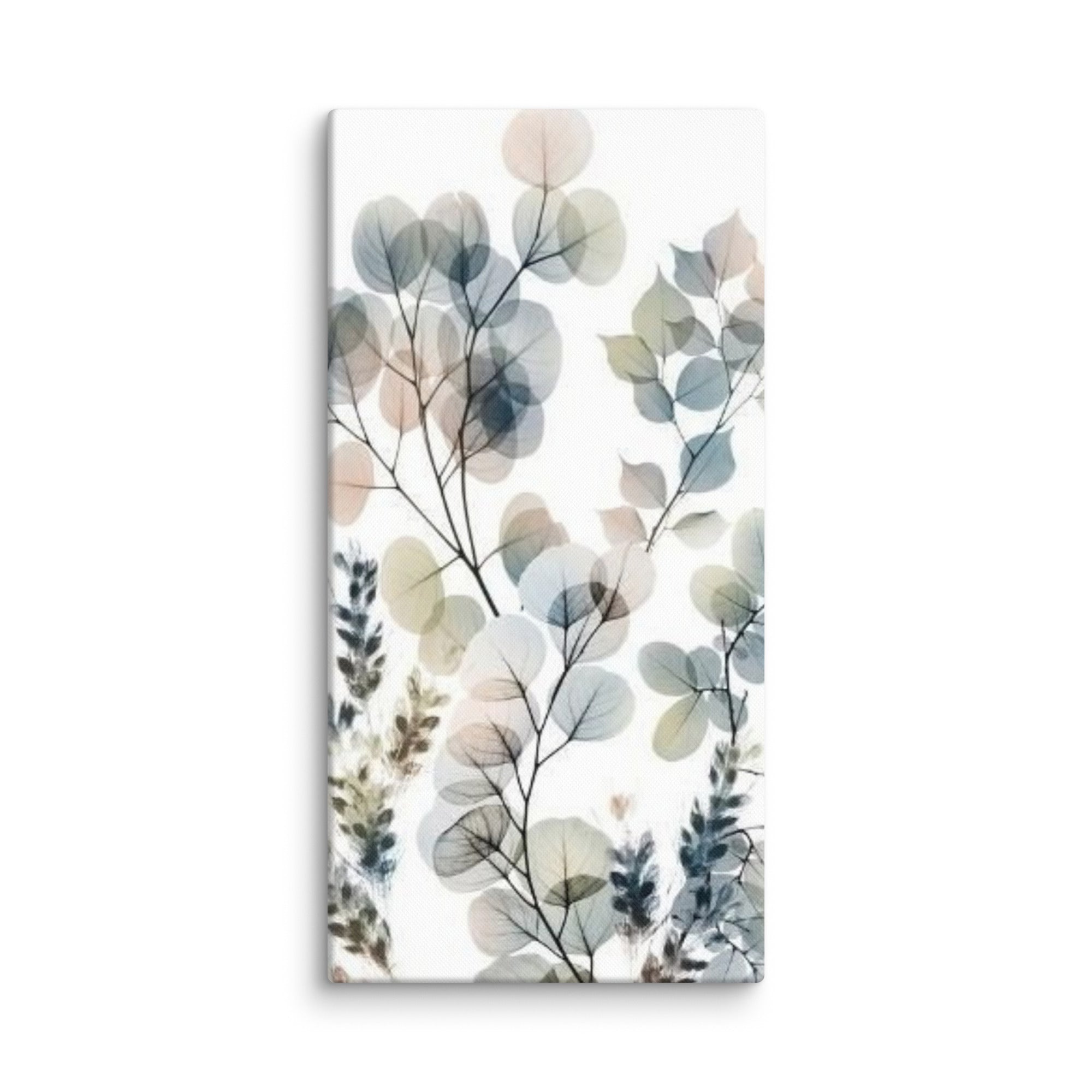 Fleur Azure Floral Wall Art Mb Canvas premium quality wall art, timeless design many large sizes to chose from. ready to hang
