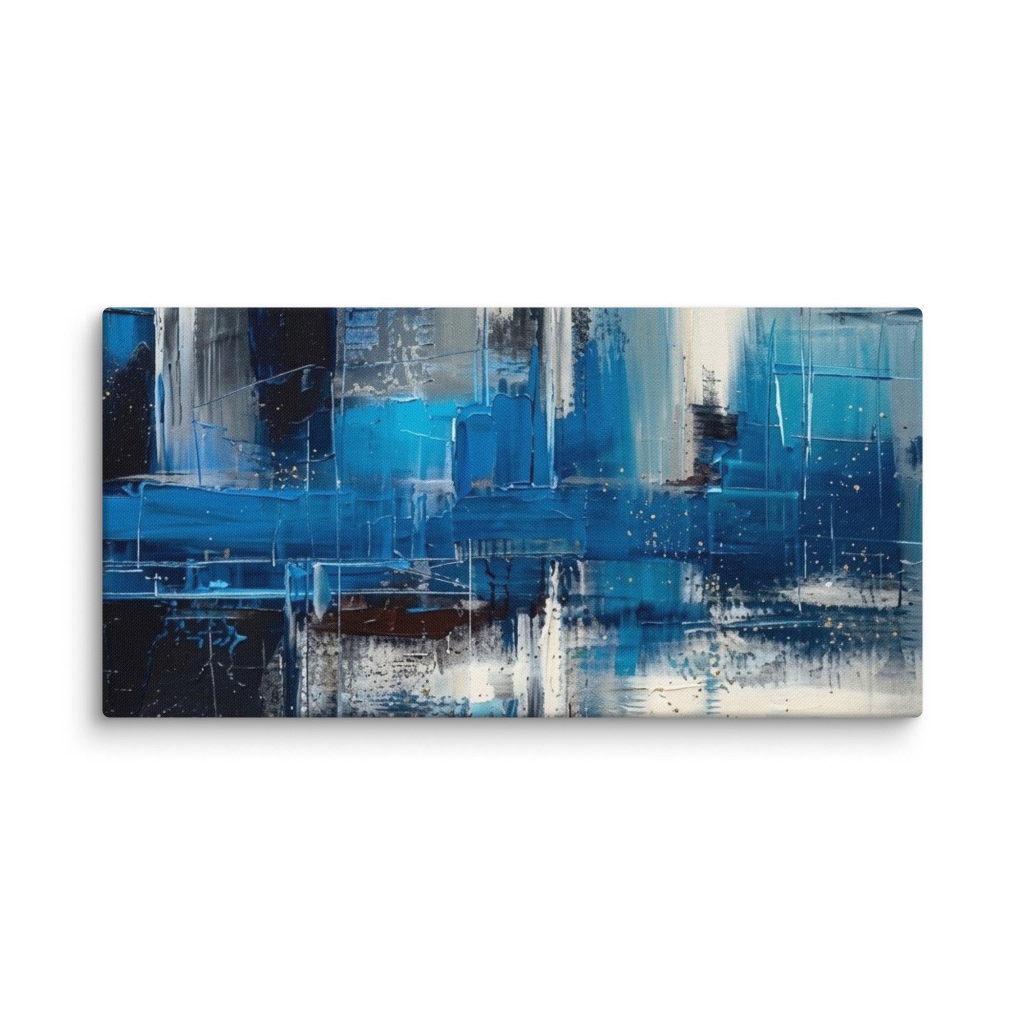 Isle canvas print with product details shown in 26 x 40 inch statement piece