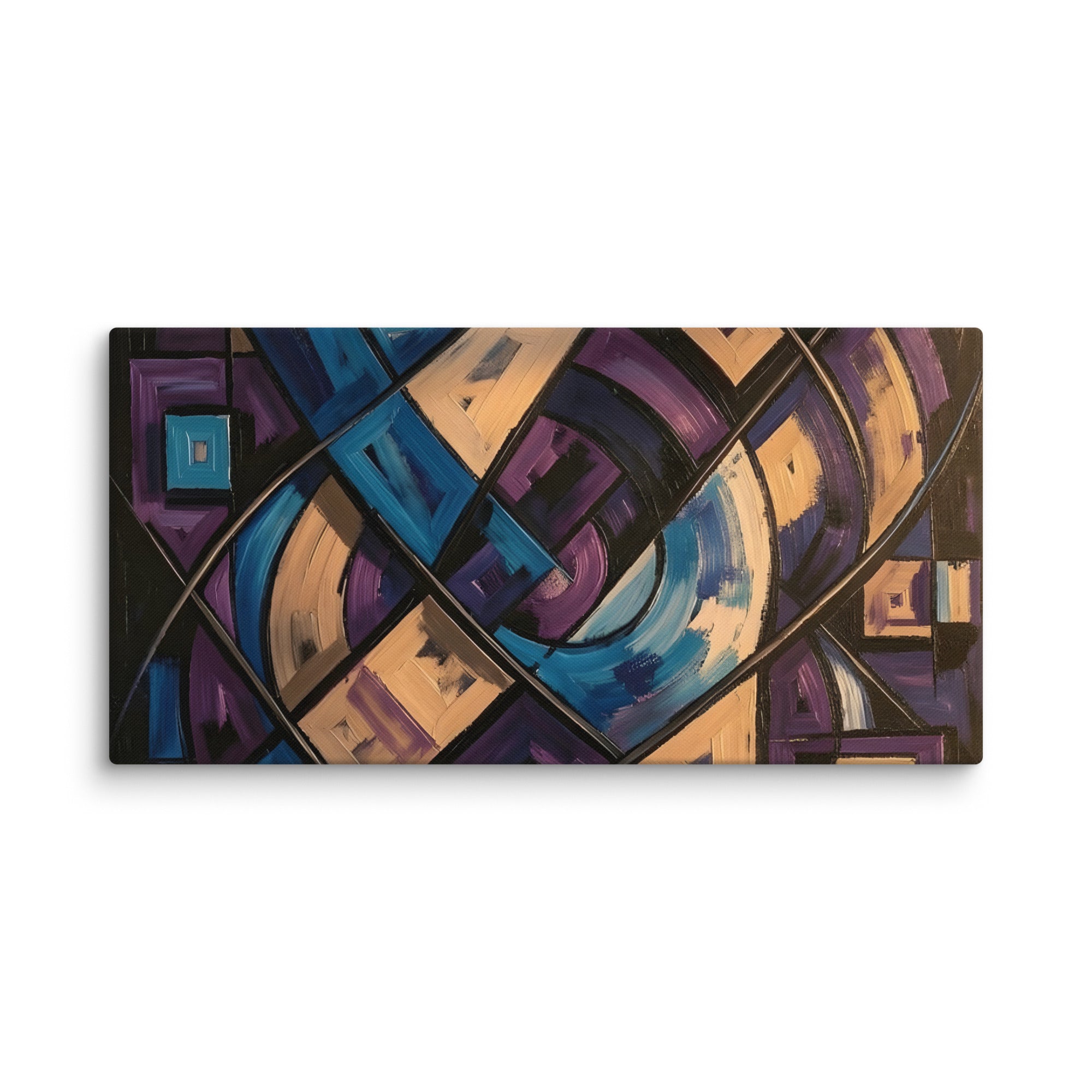 Relic canvas print product mockup in 30 x 60 inch statement piece