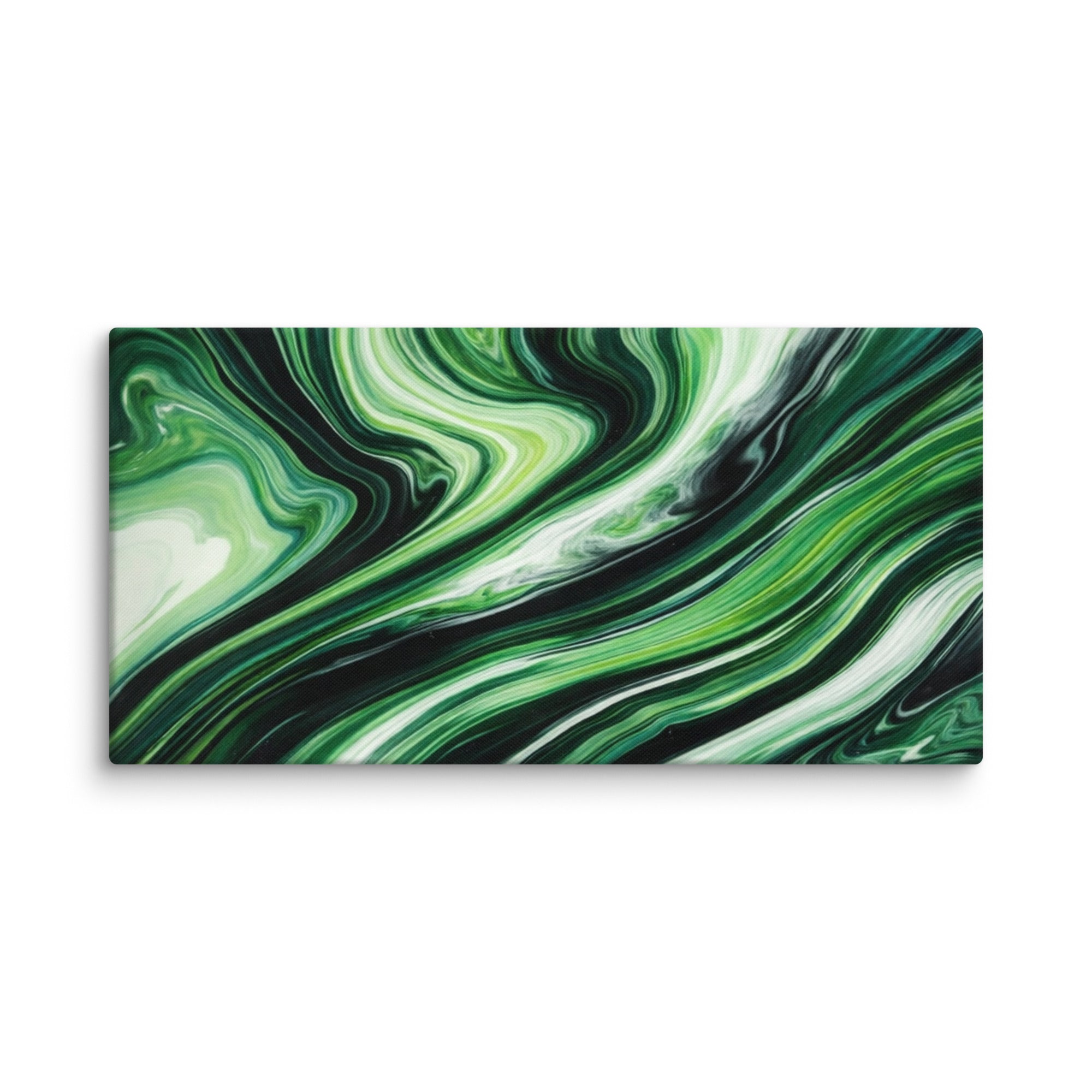 Verdant canvas print with product details shown in 26 x 26 inch large size