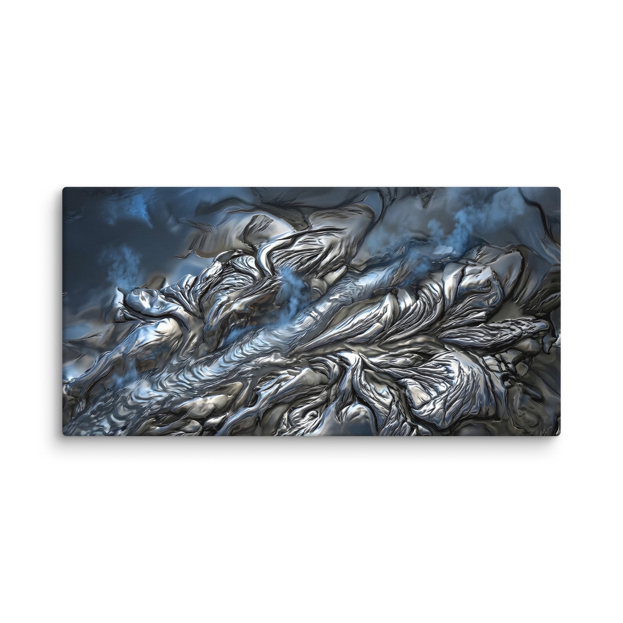 Andesite canvas print, wall display view in 24 x 24 inch large size