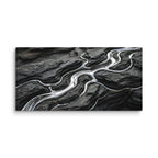 Basalt canvas print product view in 24 x 36 inch statement piece