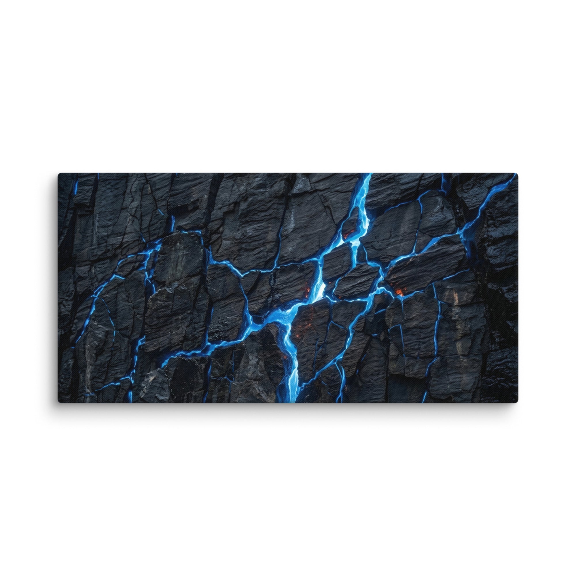 Effusions canvas print shown in wall display view in 9 x 12 inch universal size