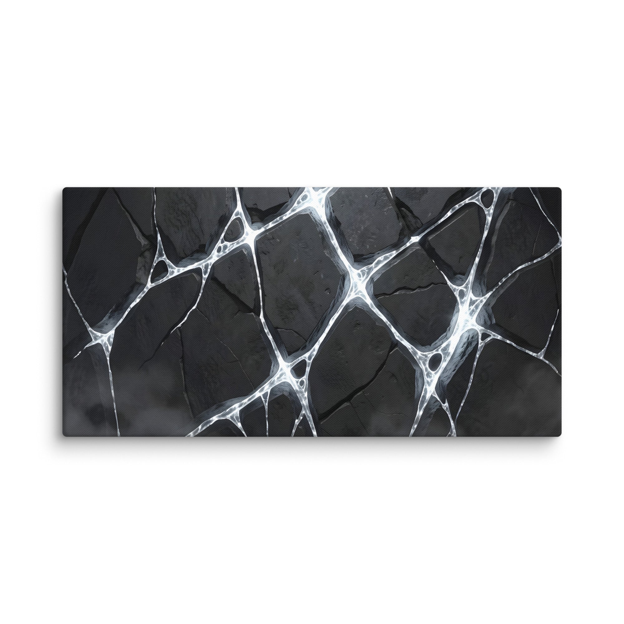 Pumice canvas print with product details shown in 26 x 26 inch large size