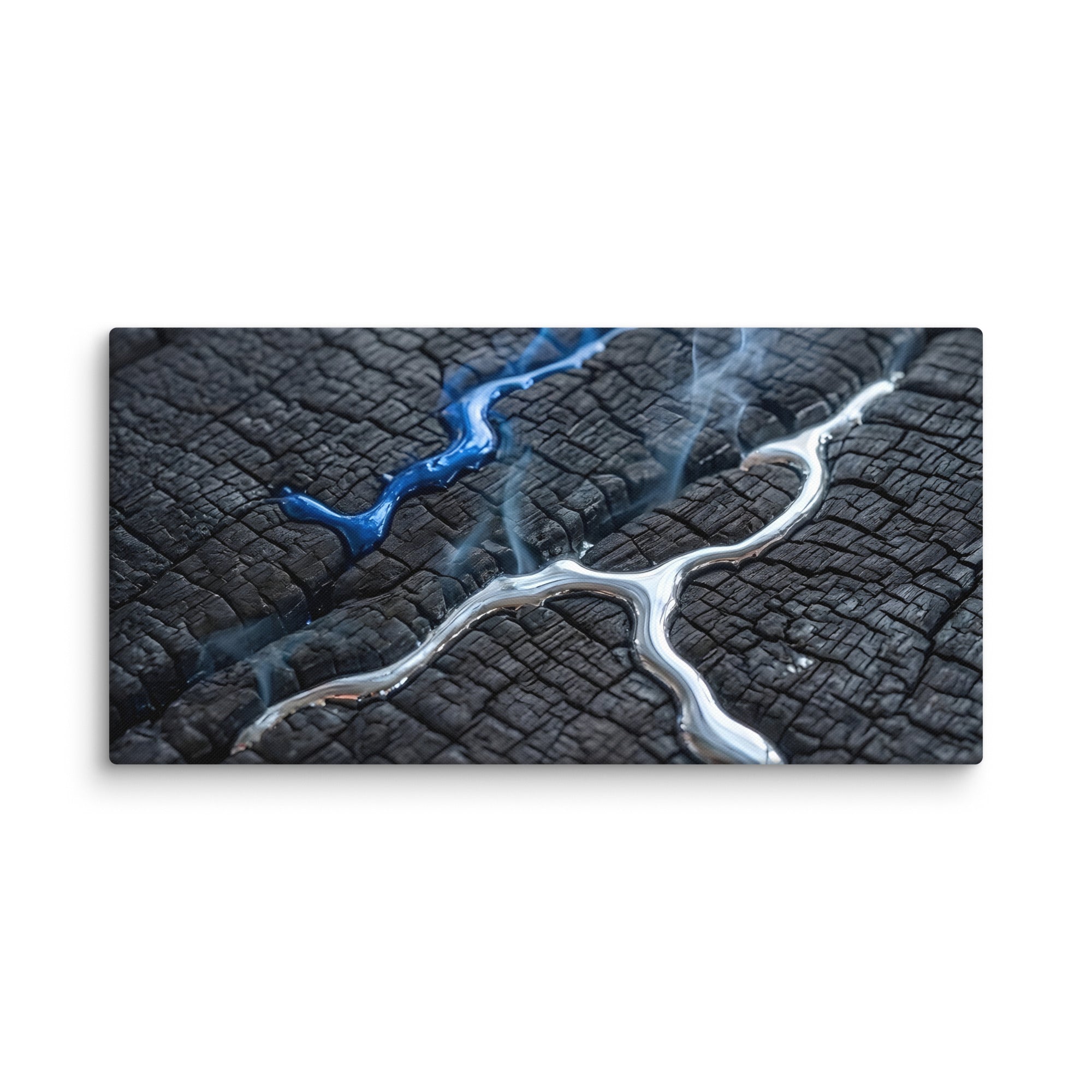 Rhyolite canvas print with product details shown in 26 x 26 inch large size