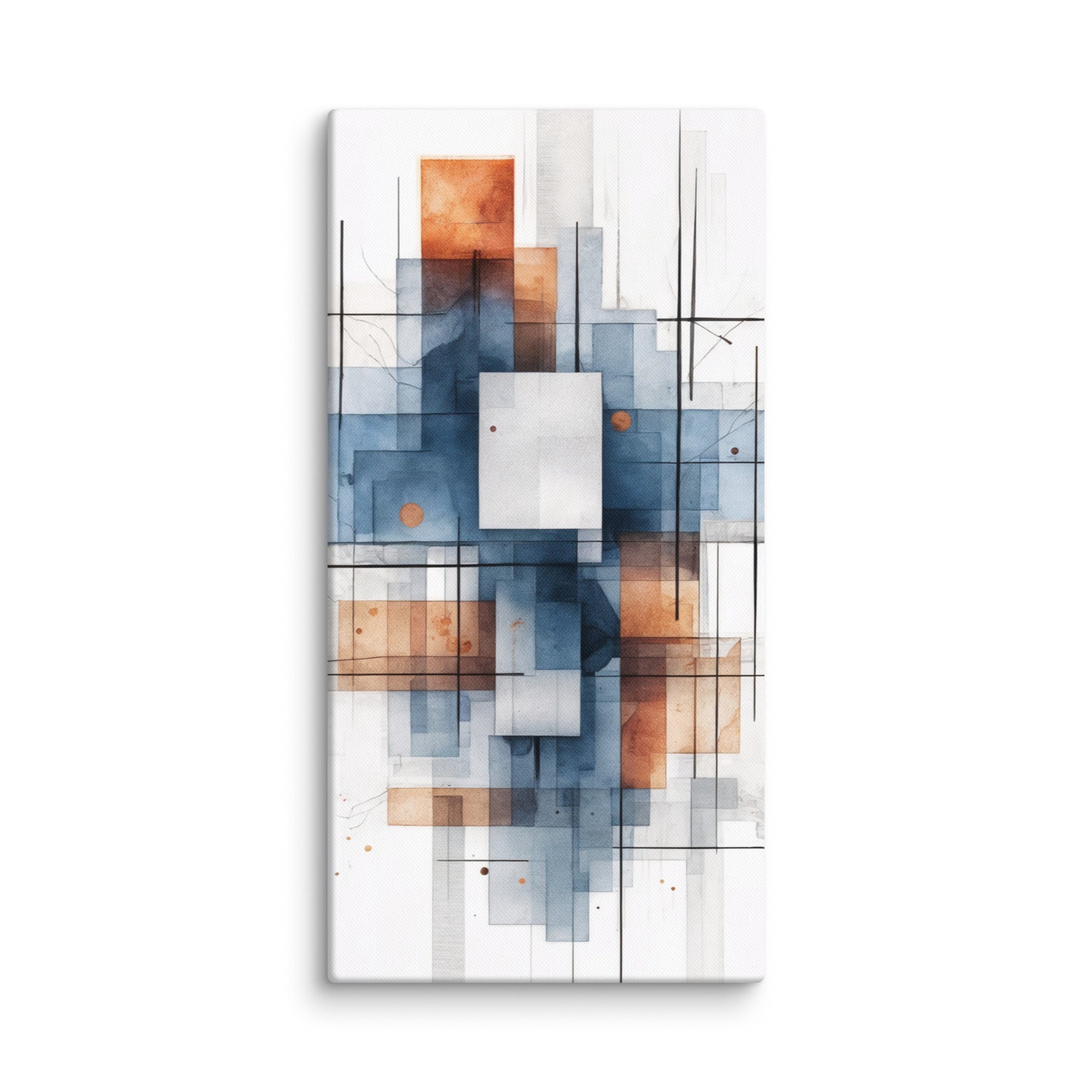 Early canvas print wall display image in 16 x 32 inch large size
