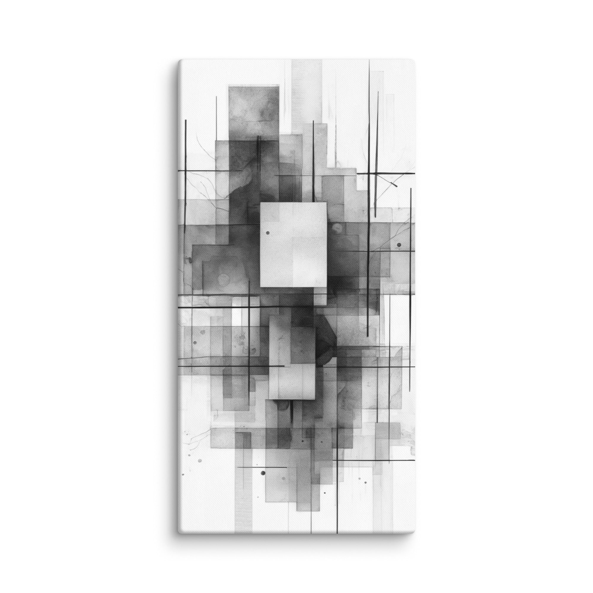 Late canvas print, wall display view in 30 x 60 inch statement piece