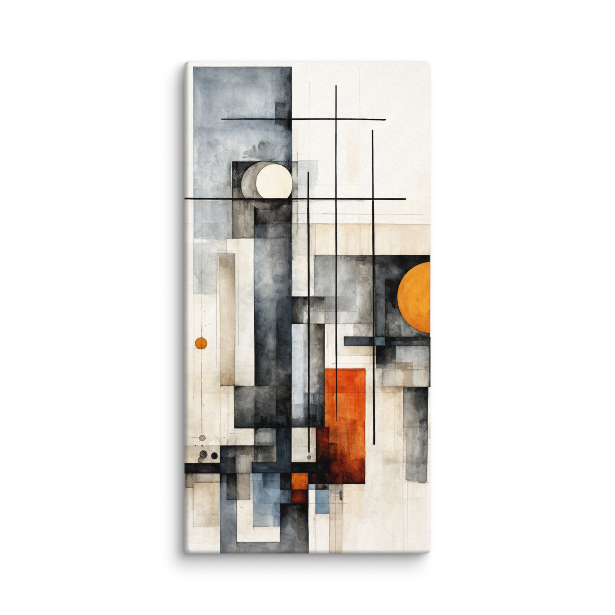 Girder canvas print, wall display view in 30 x 60 inch statement piece