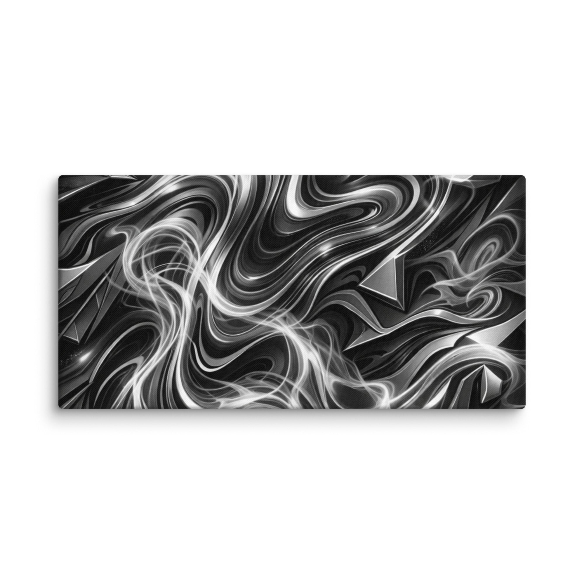 Edge canvas print, wall display view in 24 x 24 inch large size