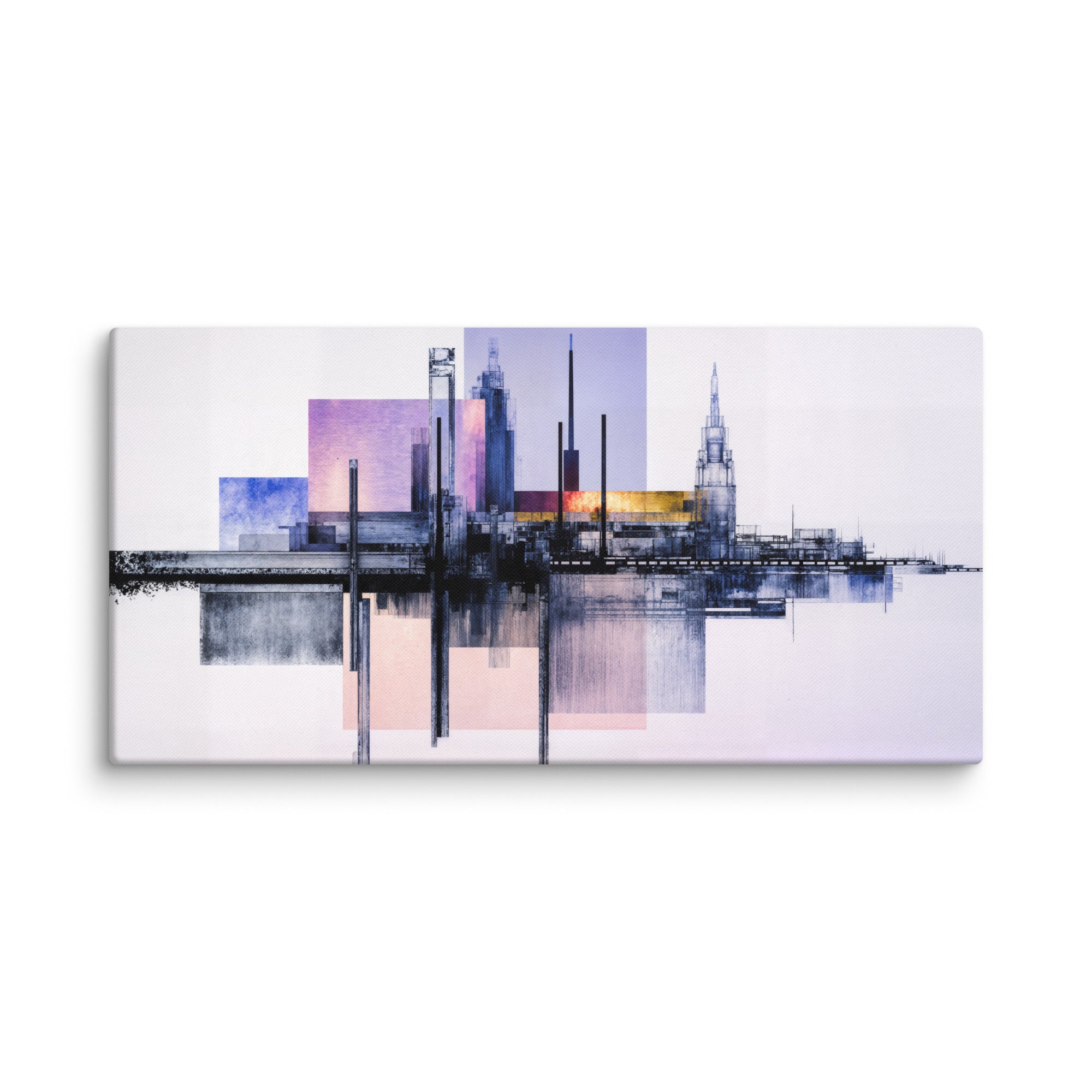 Escapes canvas print, wall display view in 24 x 24 inch large size