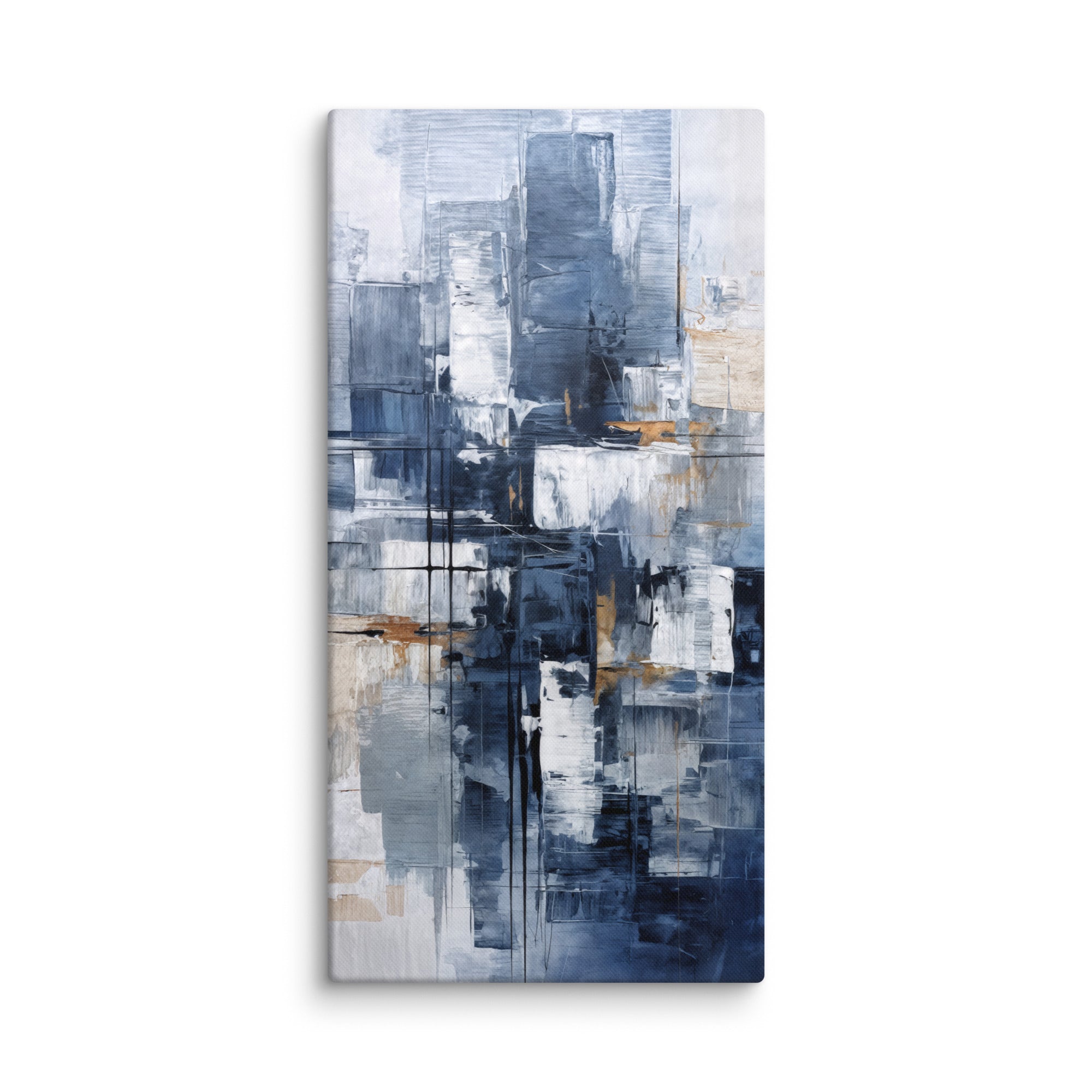 Push canvas print, wall display view in 24 x 24 inch large size