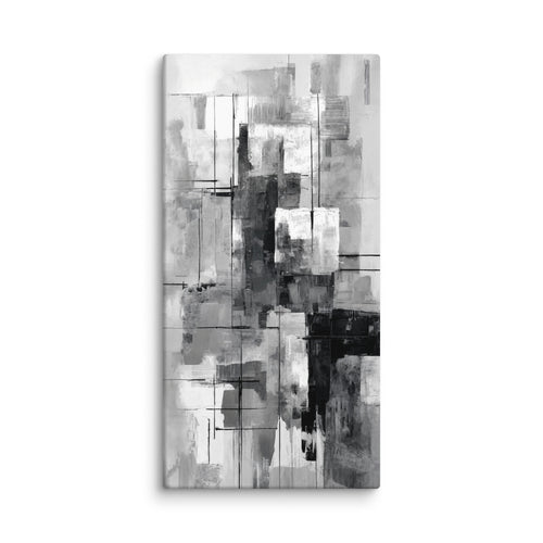 Align canvas print shown in wall display view in 6 x 6 inch universal size