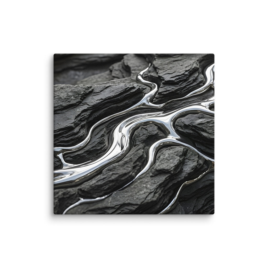 Basalt canvas print image for product listing in 24 x 48 inch statement piece