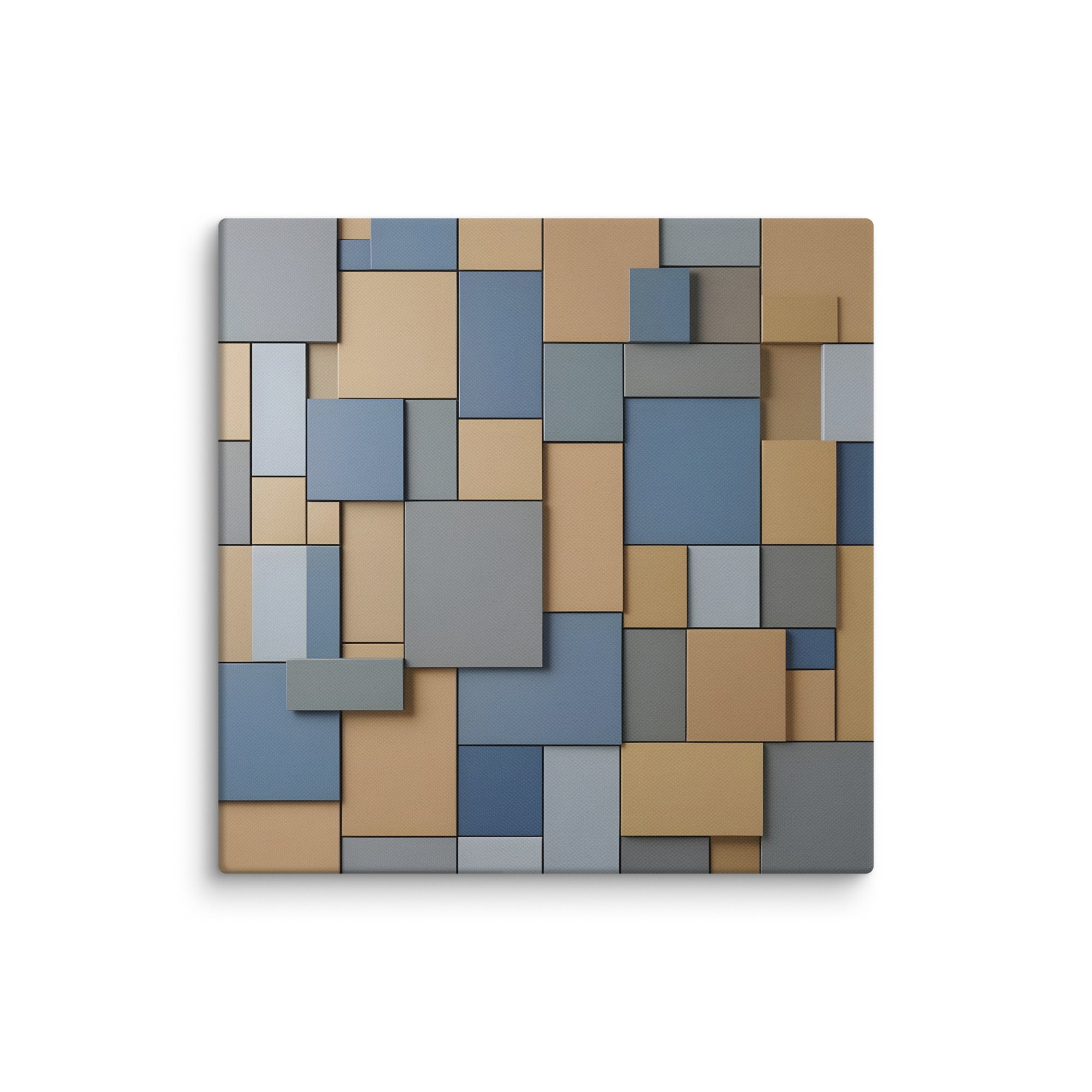 Agate canvas print shown in wall display view in 24 x 32 inch large size