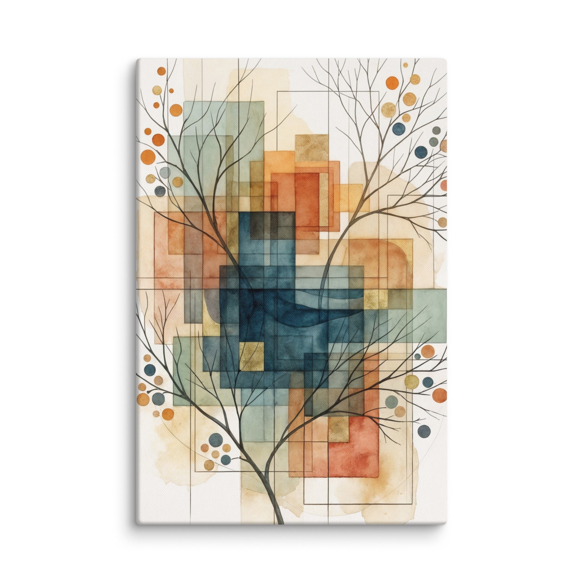 Always canvas urban with product details shown in 32 x 48 inch statement piece