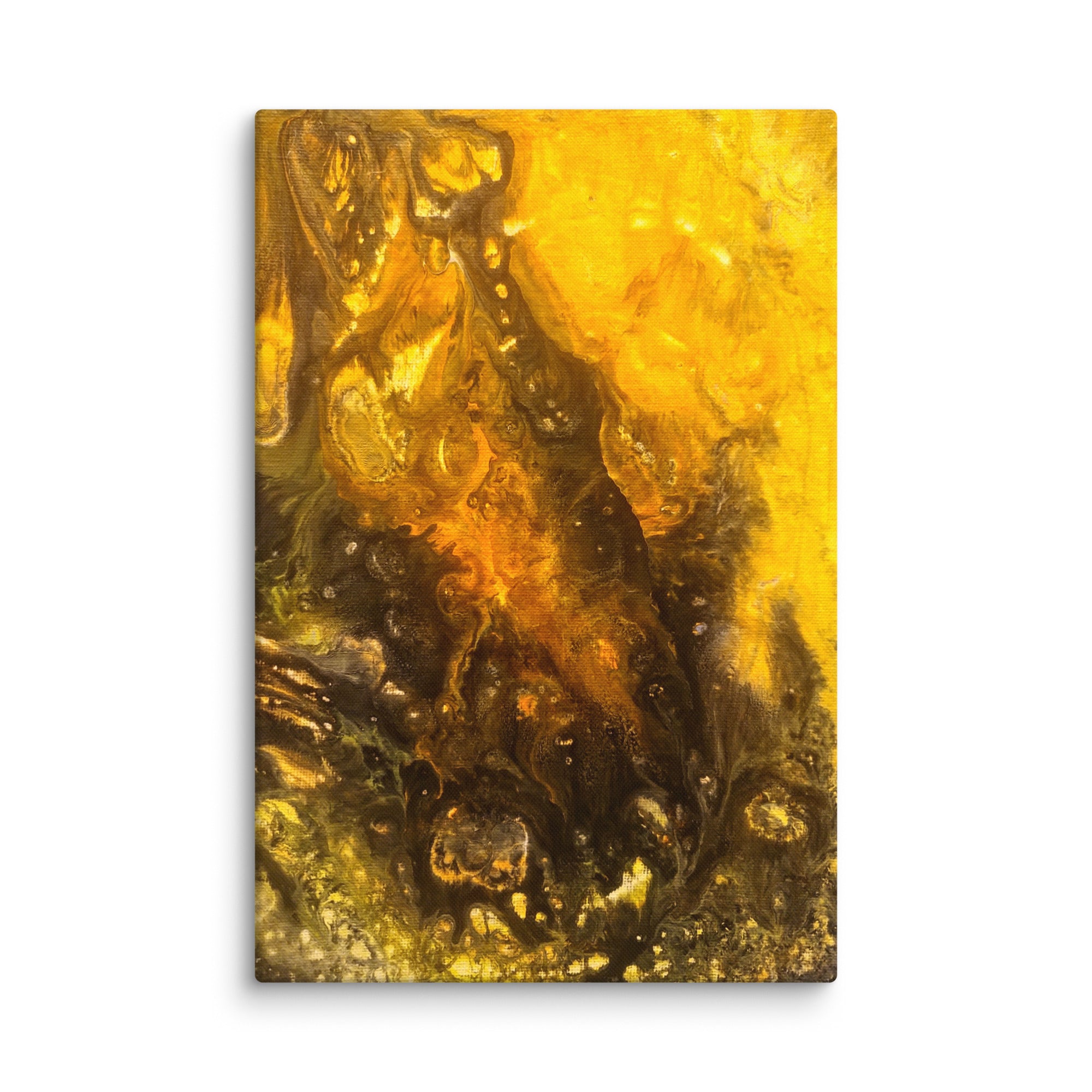 Flame canvas print product image in 28 x 28 inch large size