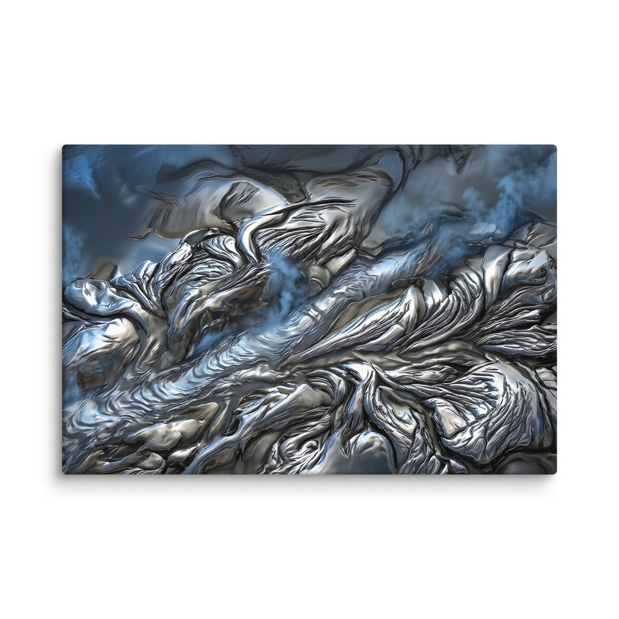 Andesite canvas print shown in wall display view in 24 x 32 inch large size