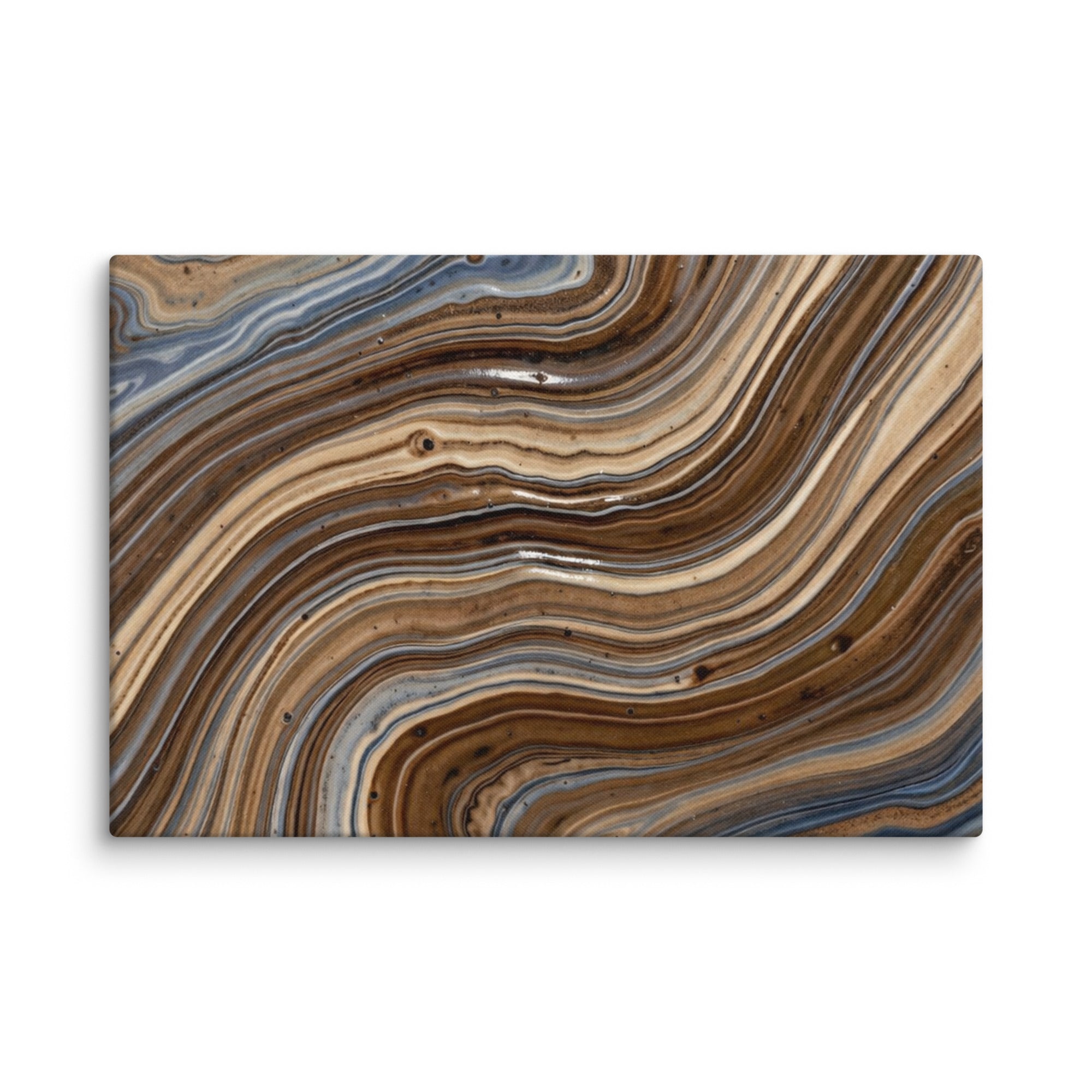 Dunes canvas print shown in wall display view in 28 x 40 inch statement piece