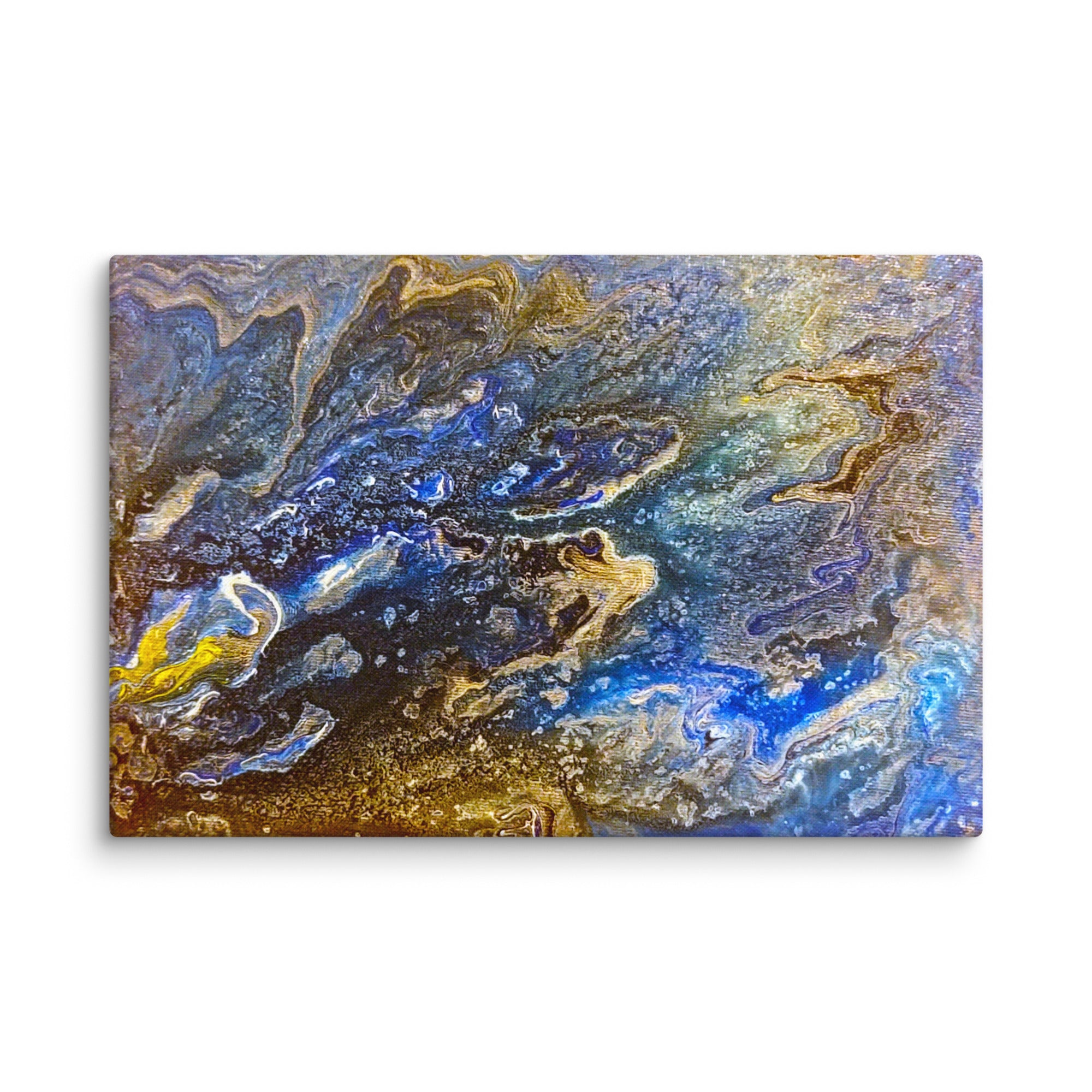 Distant Life canvas print shown in wall display view in 24 x 32 inch large size