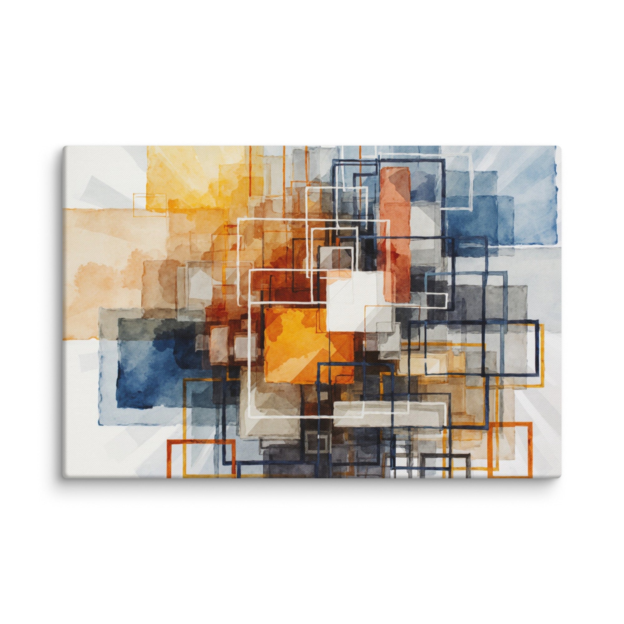 Plinth canvas print shown in wall display view in 24 x 32 inch large size