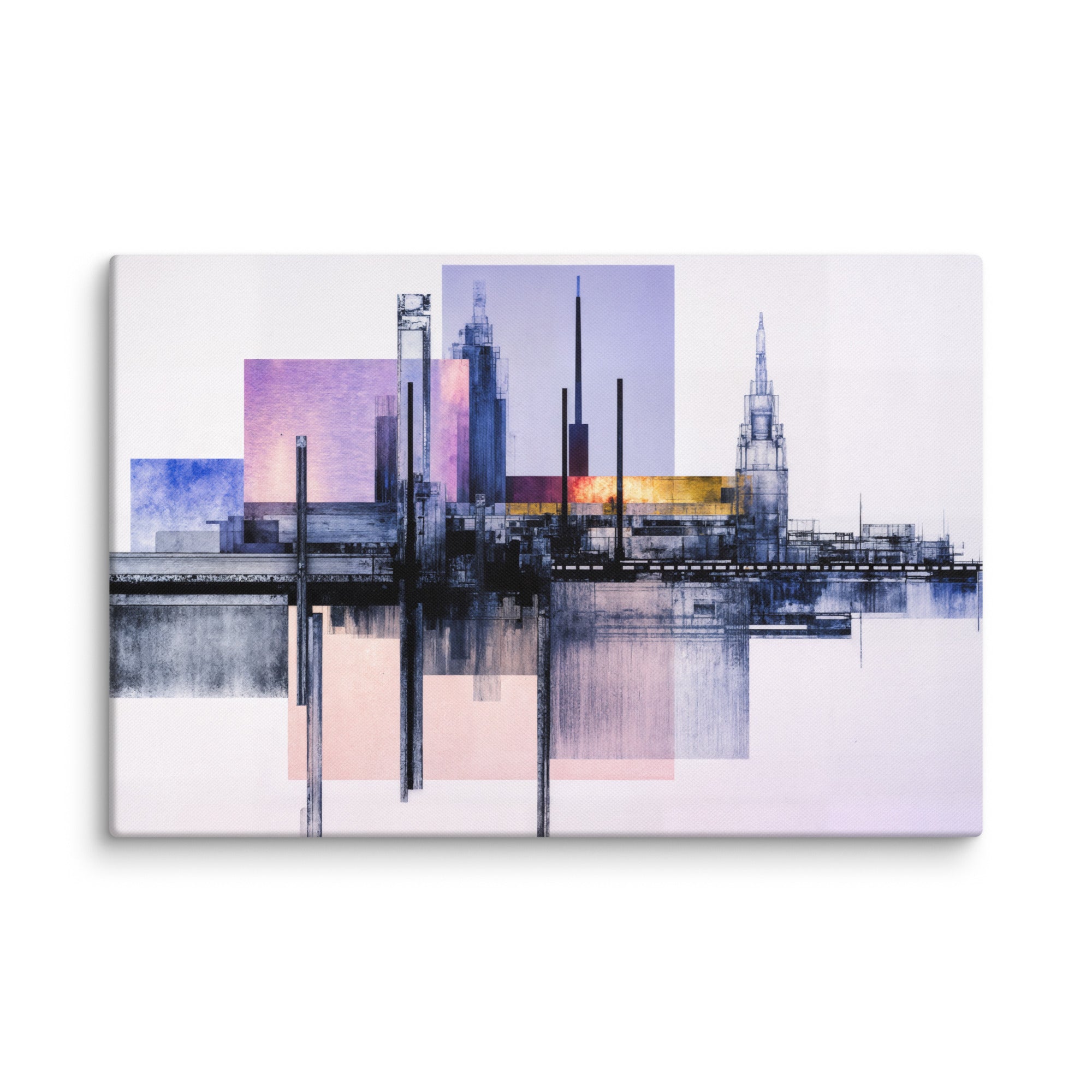 Escapes canvas print shown in wall display view in 24 x 32 inch large size