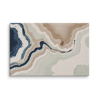 Terrace canvas artwork with stepped stone-like shelves and warm mineral gradients, shown on white.
