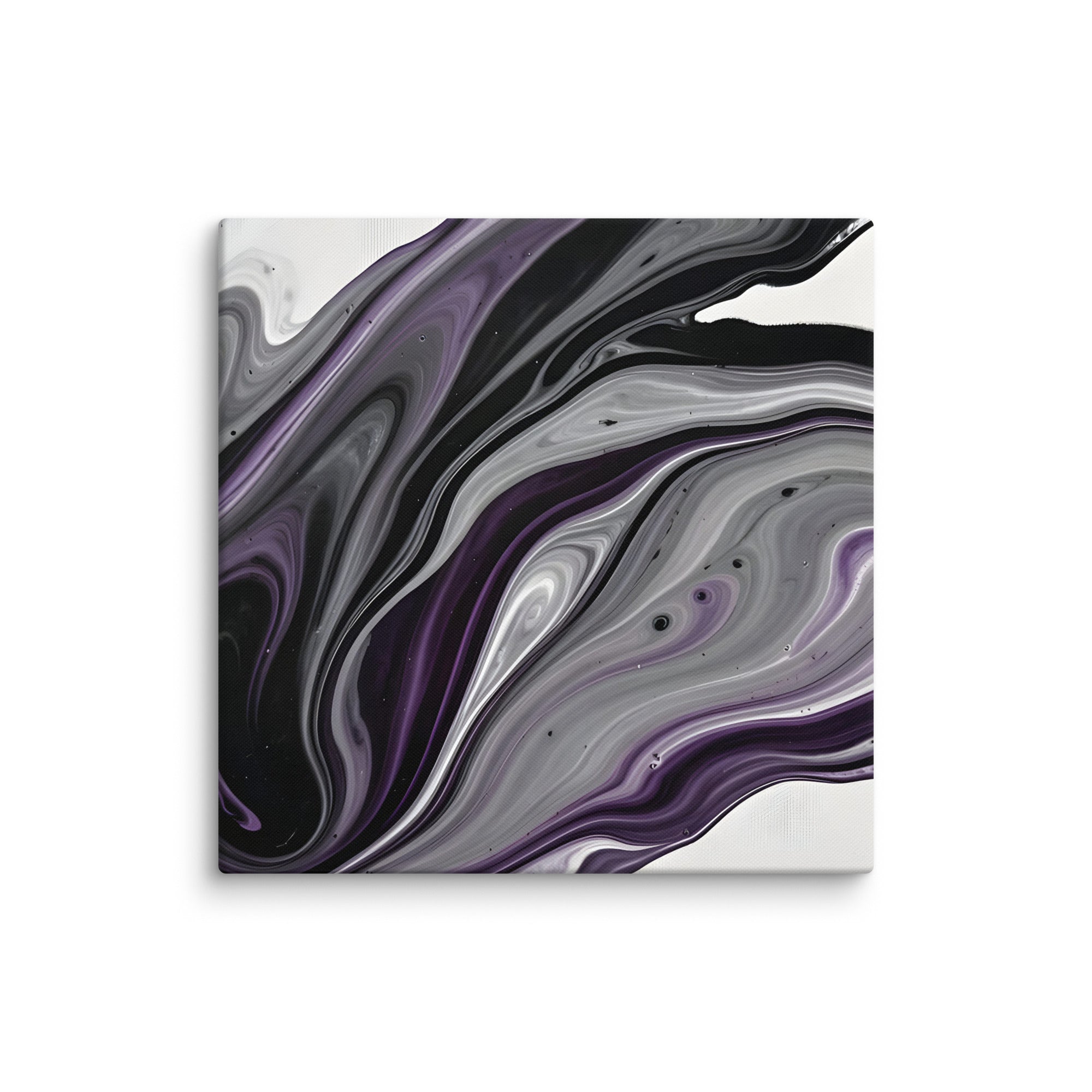 Amethyst Flow wall art product image as a canvas print in 24 x 36 inch statement piece
