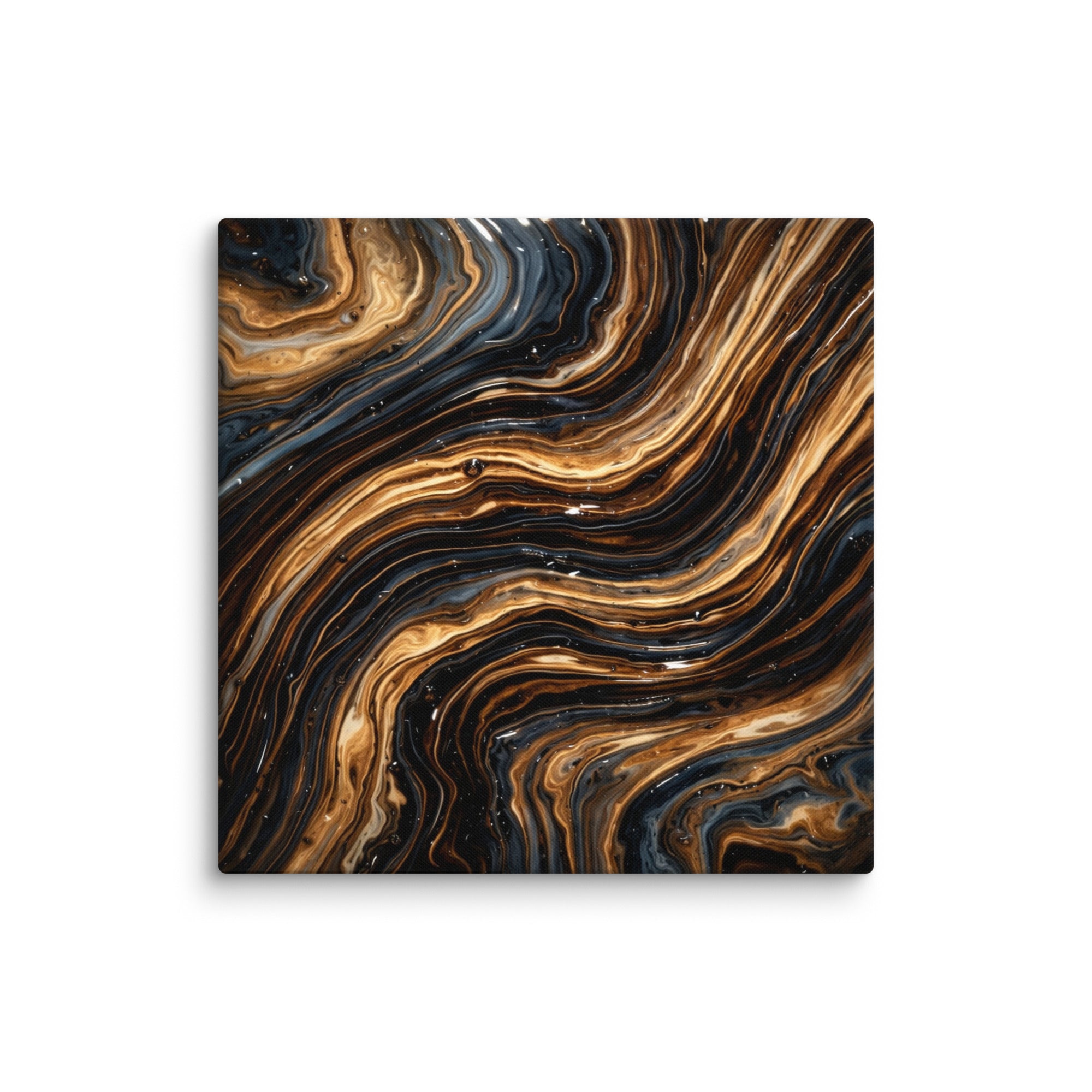 Amber canvas print shown in wall display view in 28 x 40 inch statement piece