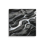 Basalt canvas print, wall display view in 26 x 40 inch statement piece