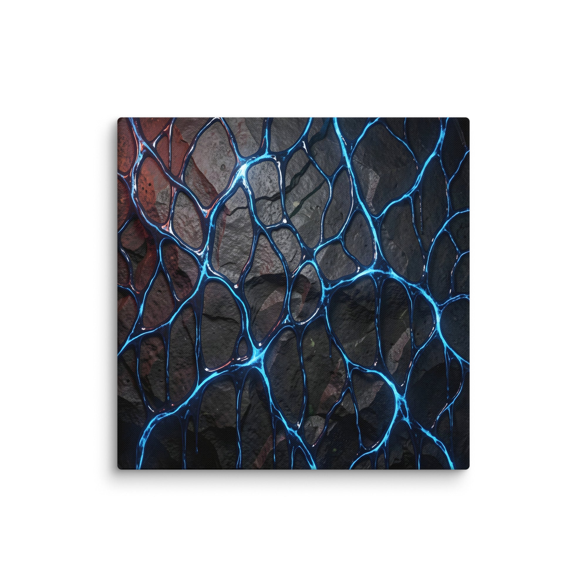 Magmatic canvas print shown in wall display view in 28 x 40 inch statement piece
