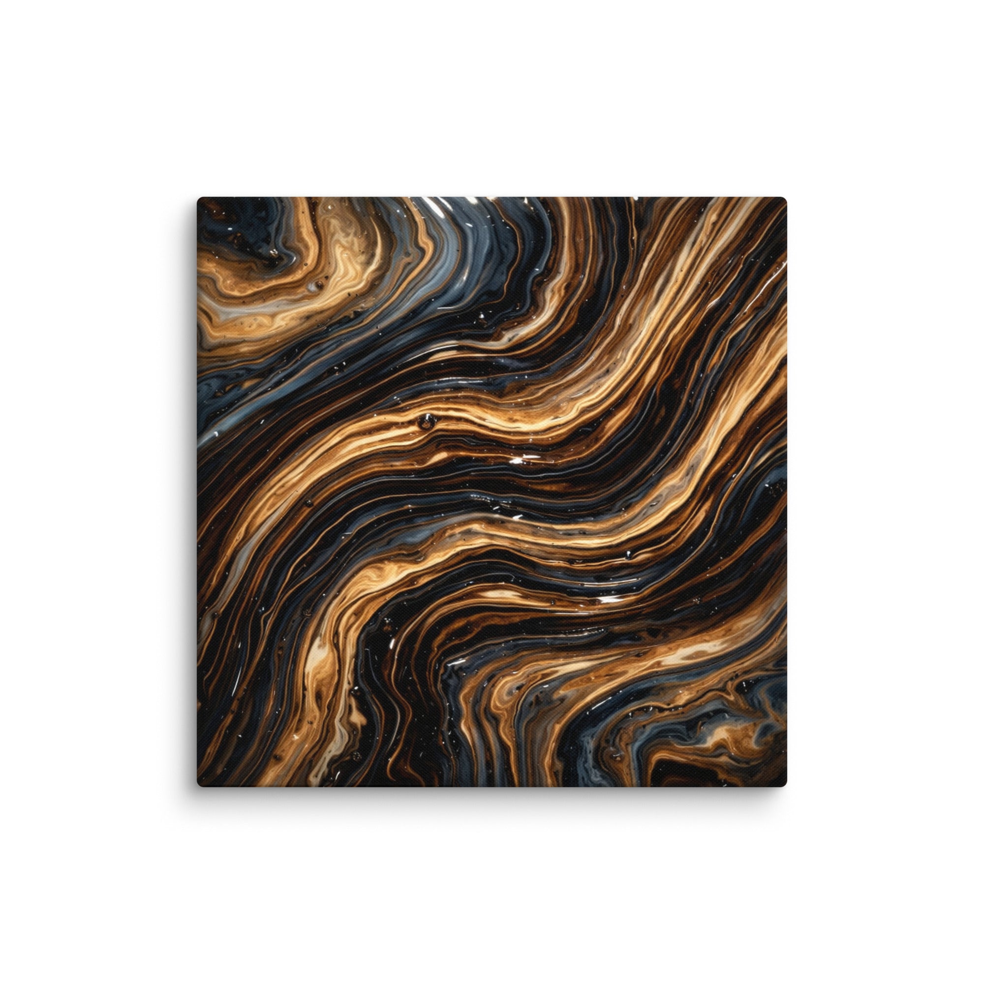 Amber wall art product image as a canvas print in 30 x 30 inch statement piece