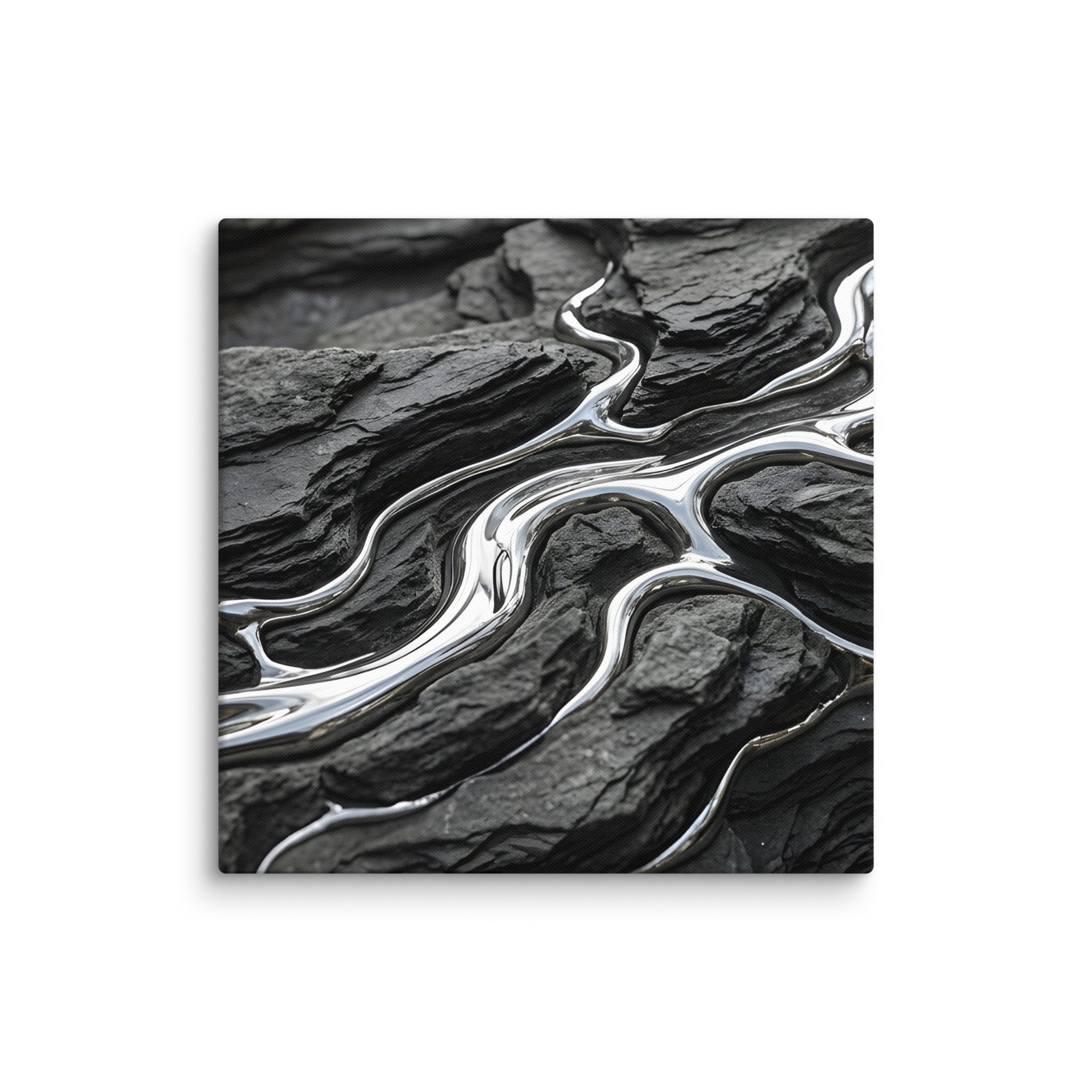 Basalt canvas print product image in 28 x 28 inch large size