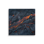 Molten canvas print shown in wall display view