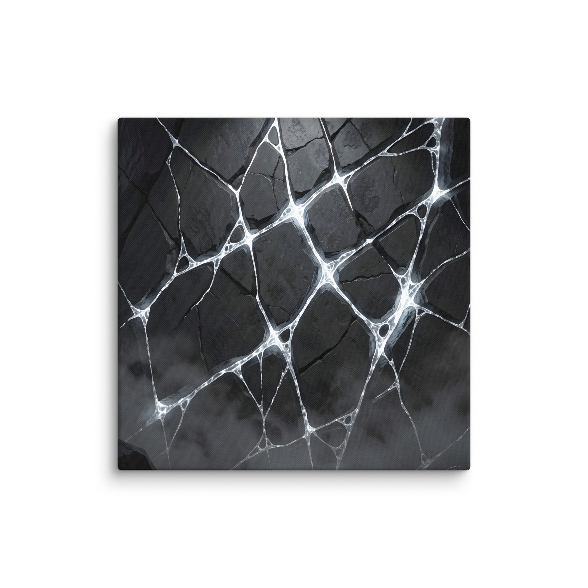 Pumice wall art product image as a canvas print in 30 x 30 inch statement piece