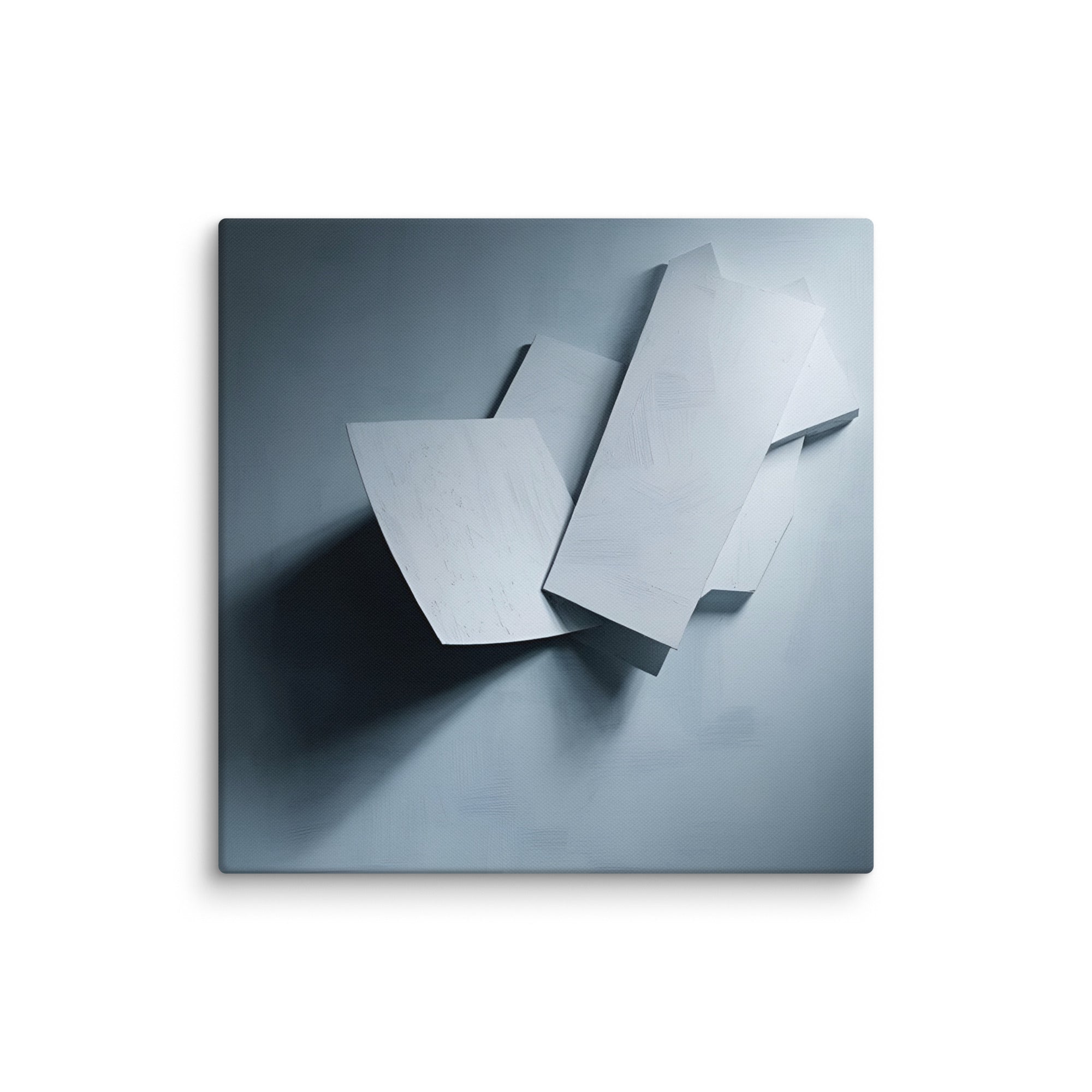 Silhouette canvas print wall display image in 26 x 26 inch large size