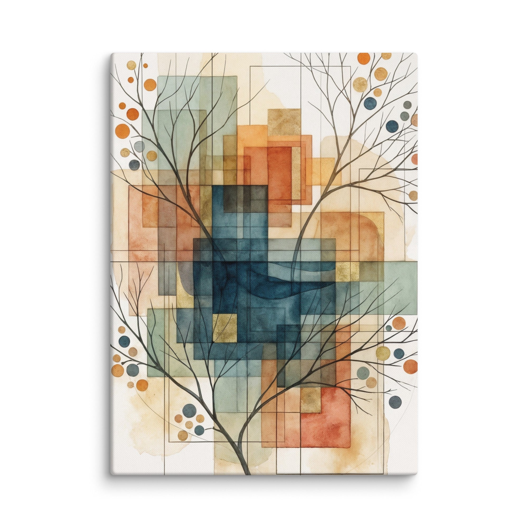 Always canvas urban, wall display view in 40 x 55 inch statement piece