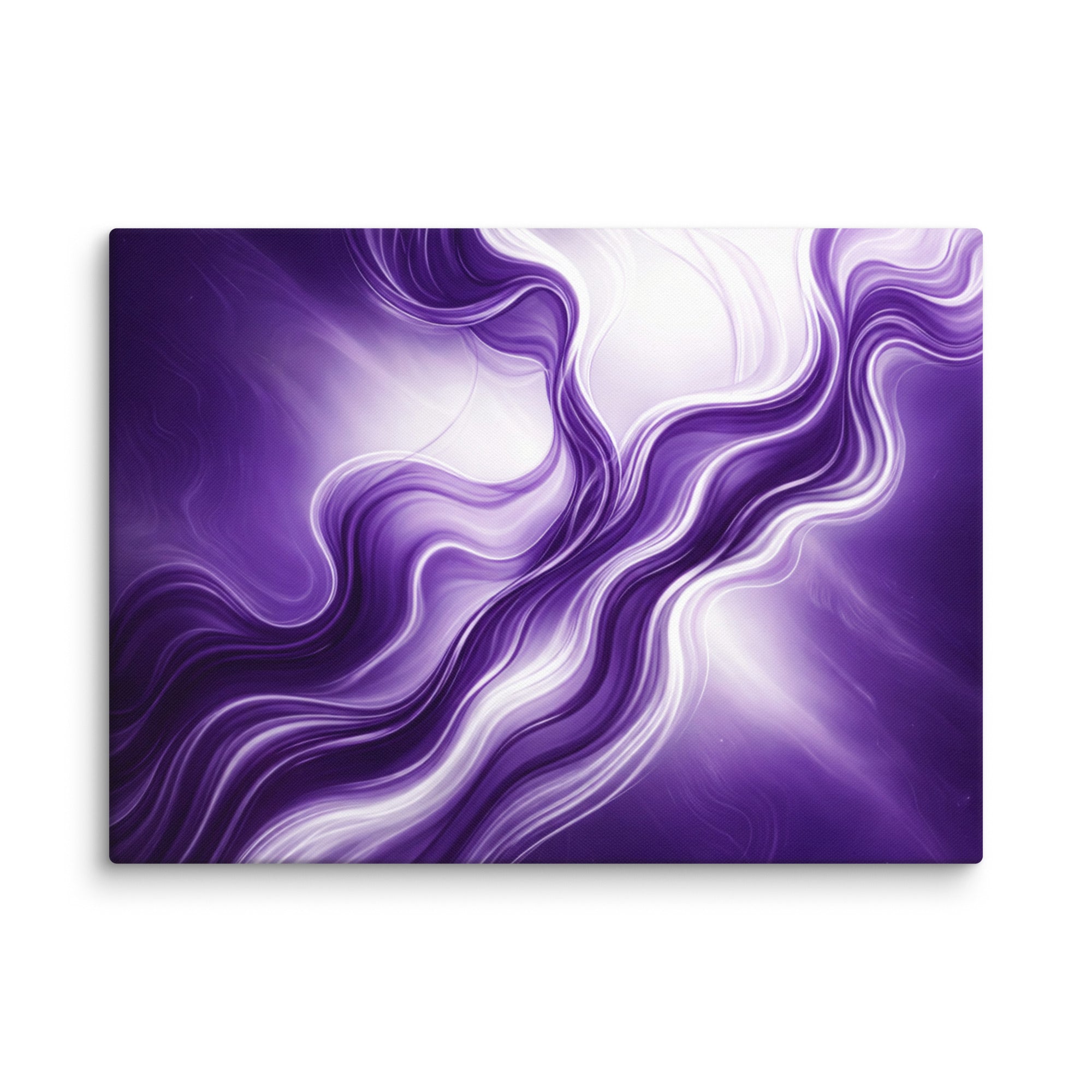 Silk canvas print product mockup in 26 x 40 inch statement piece