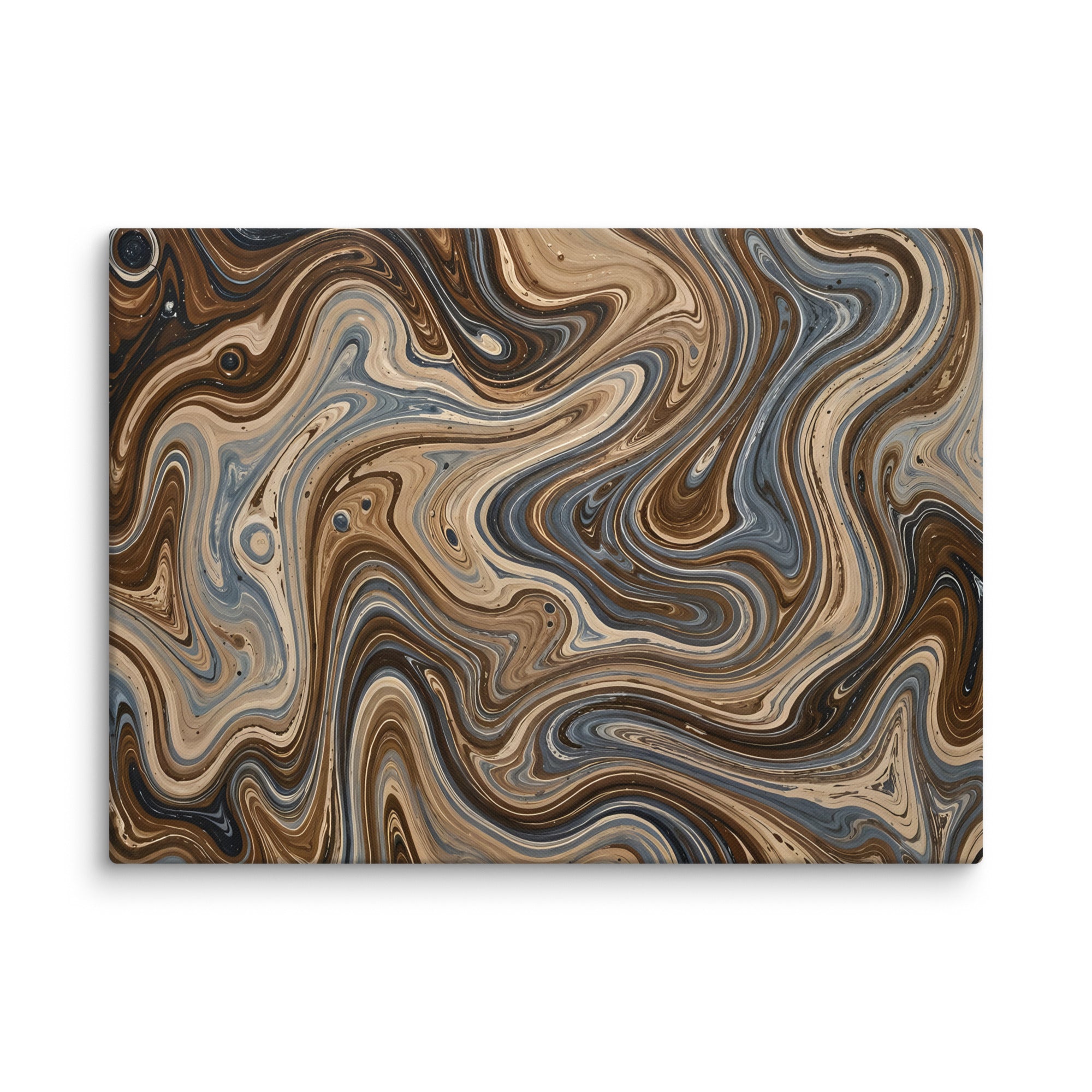 Café Mocha wall art product image as a canvas print in 30 x 30 inch statement piece