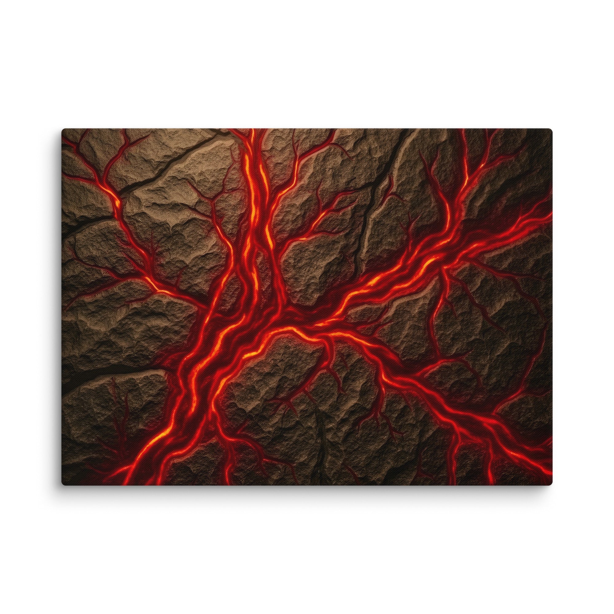 Magma canvas print wall display image in 30 x 60 inch statement piece