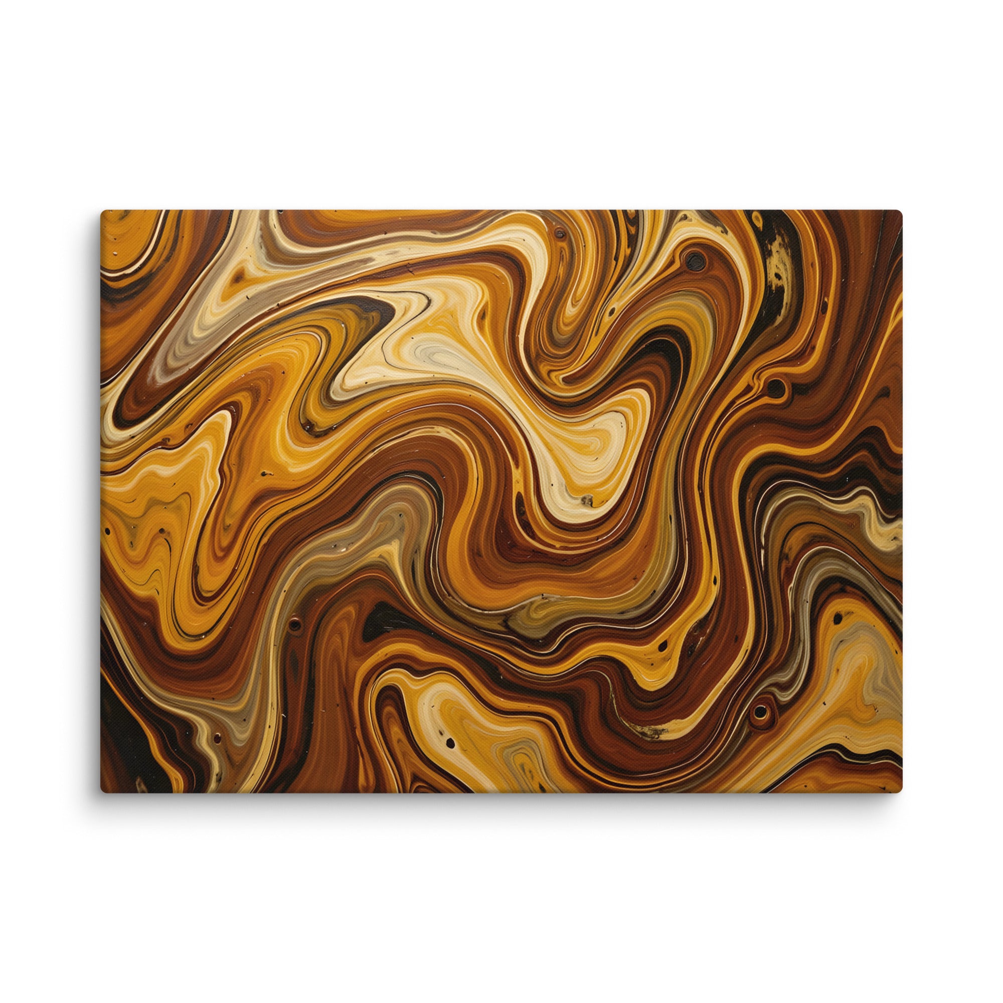 Molten Earth canvas print product mockup in 26 x 40 inch statement piece