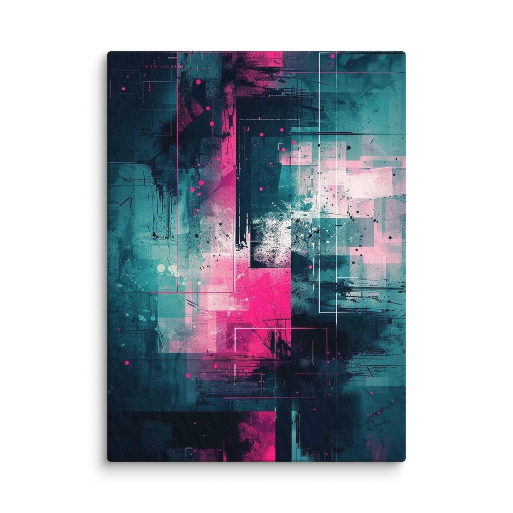 Neona canvas print wall display image in 26 x 26 inch large size