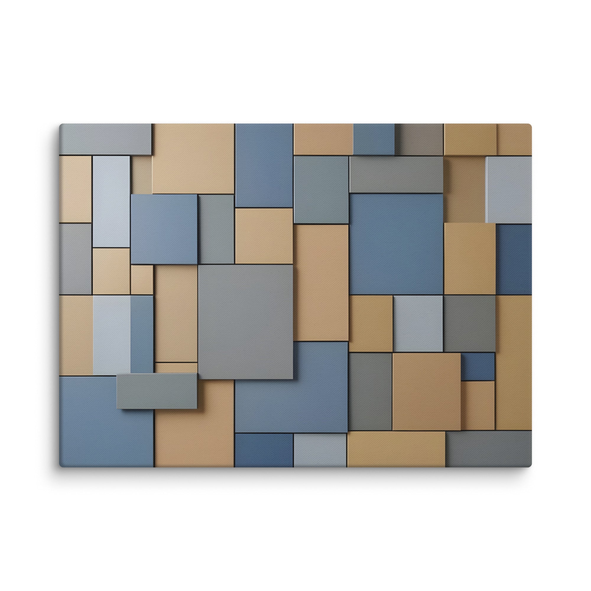 Agate canvas print product mockup in 26 x 40 inch statement piece