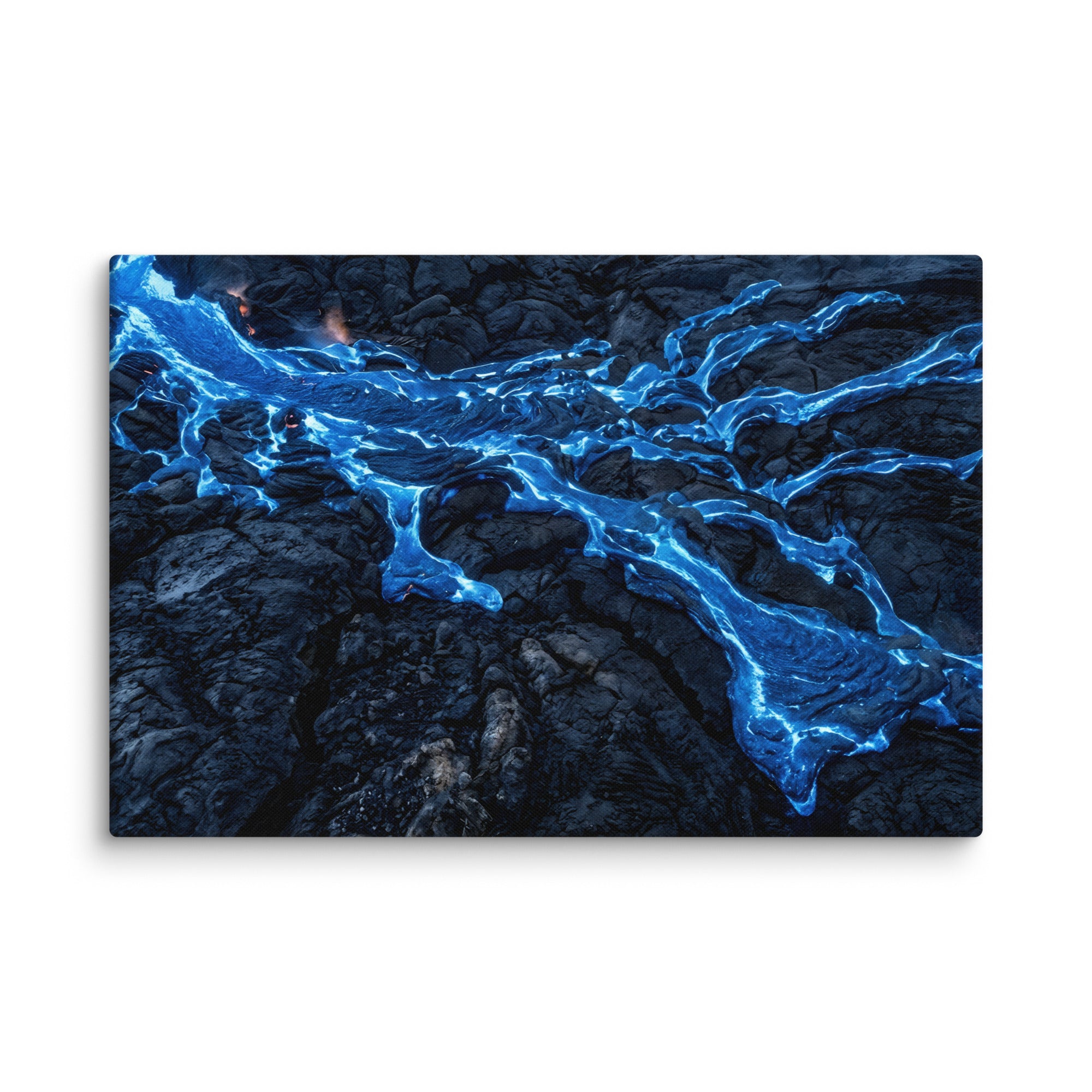 Scoria canvas print, wall display view in 40 x 55 inch statement piece