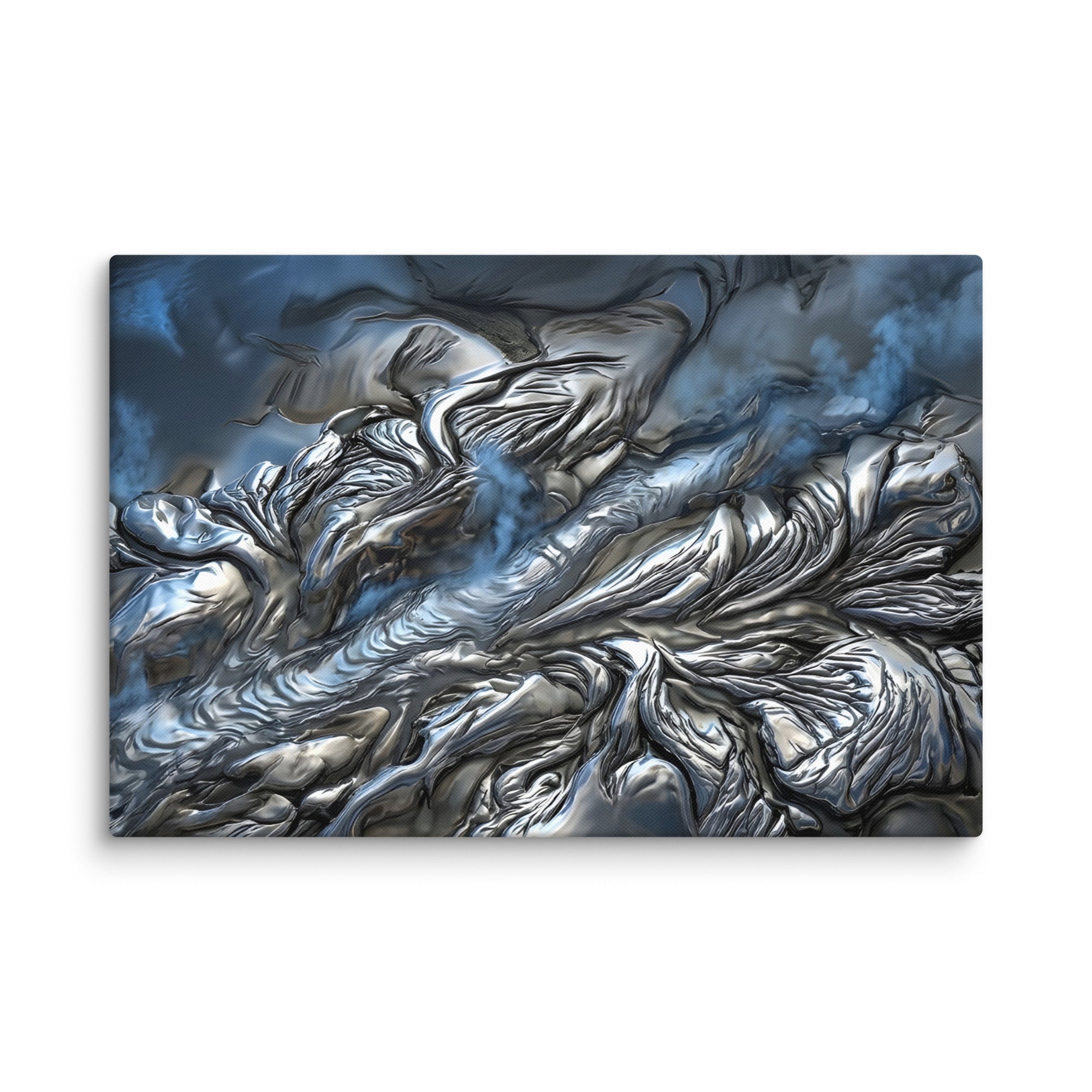 Andesite canvas print product mockup in 26 x 40 inch statement piece