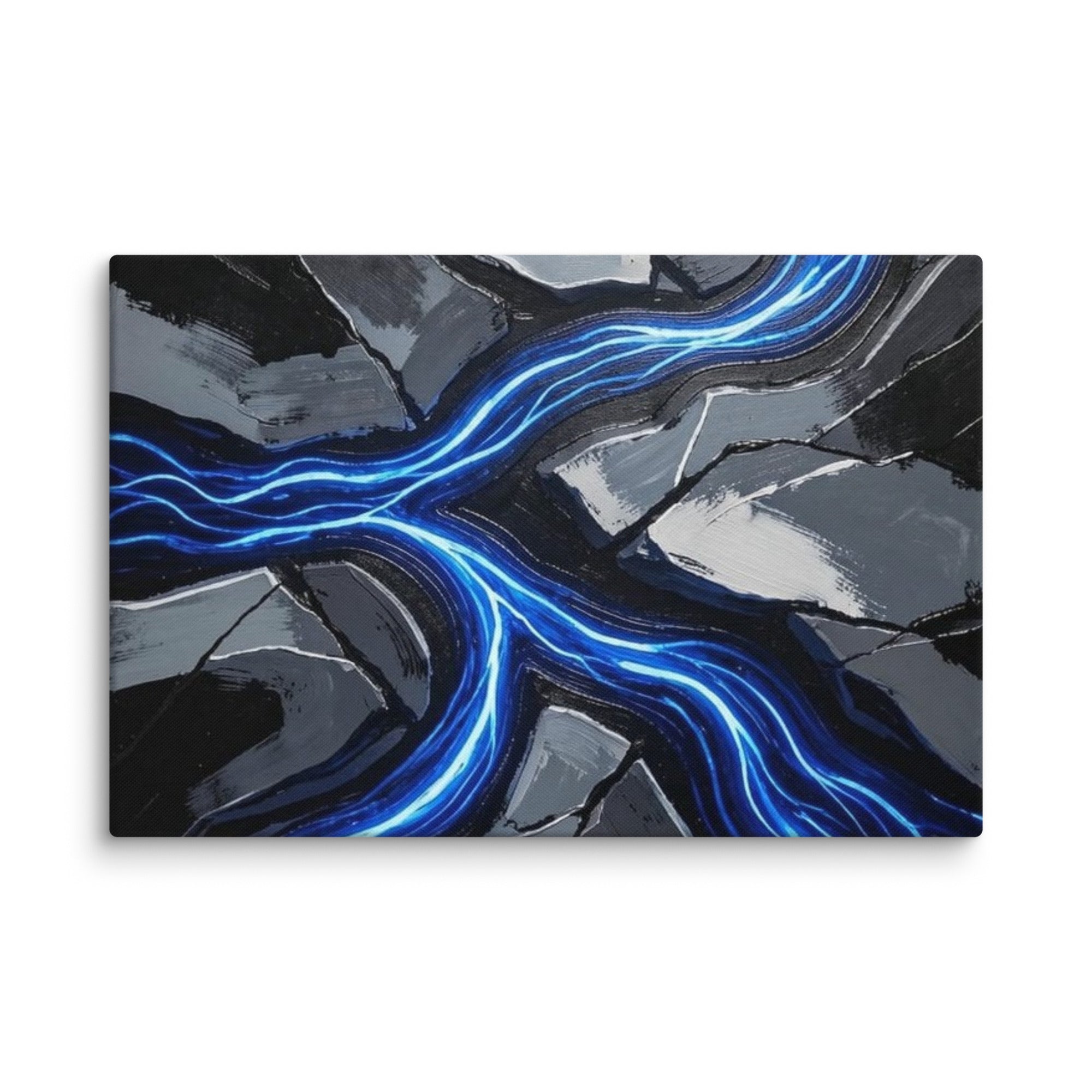 Viscous canvas print product mockup in 32 x 32 inch statement piece