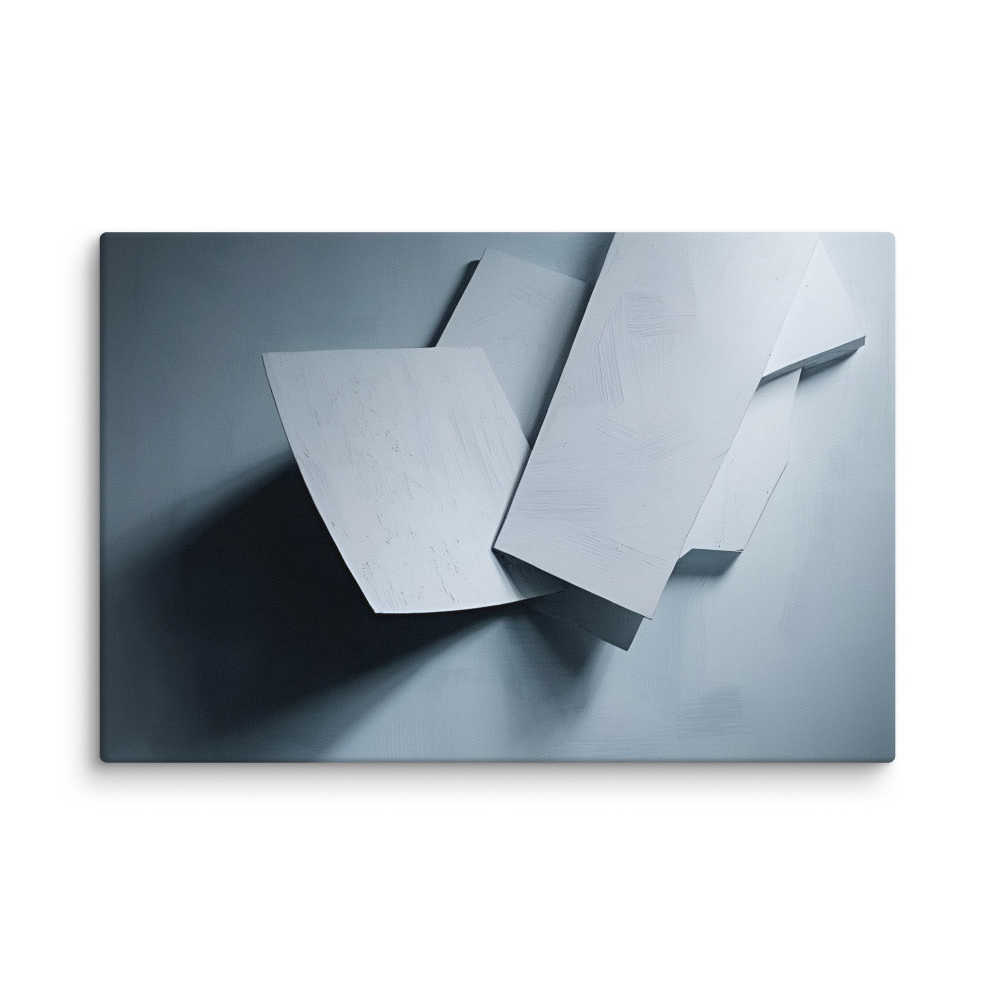 Silhouette canvas print product view in 28 x 28 inch large size