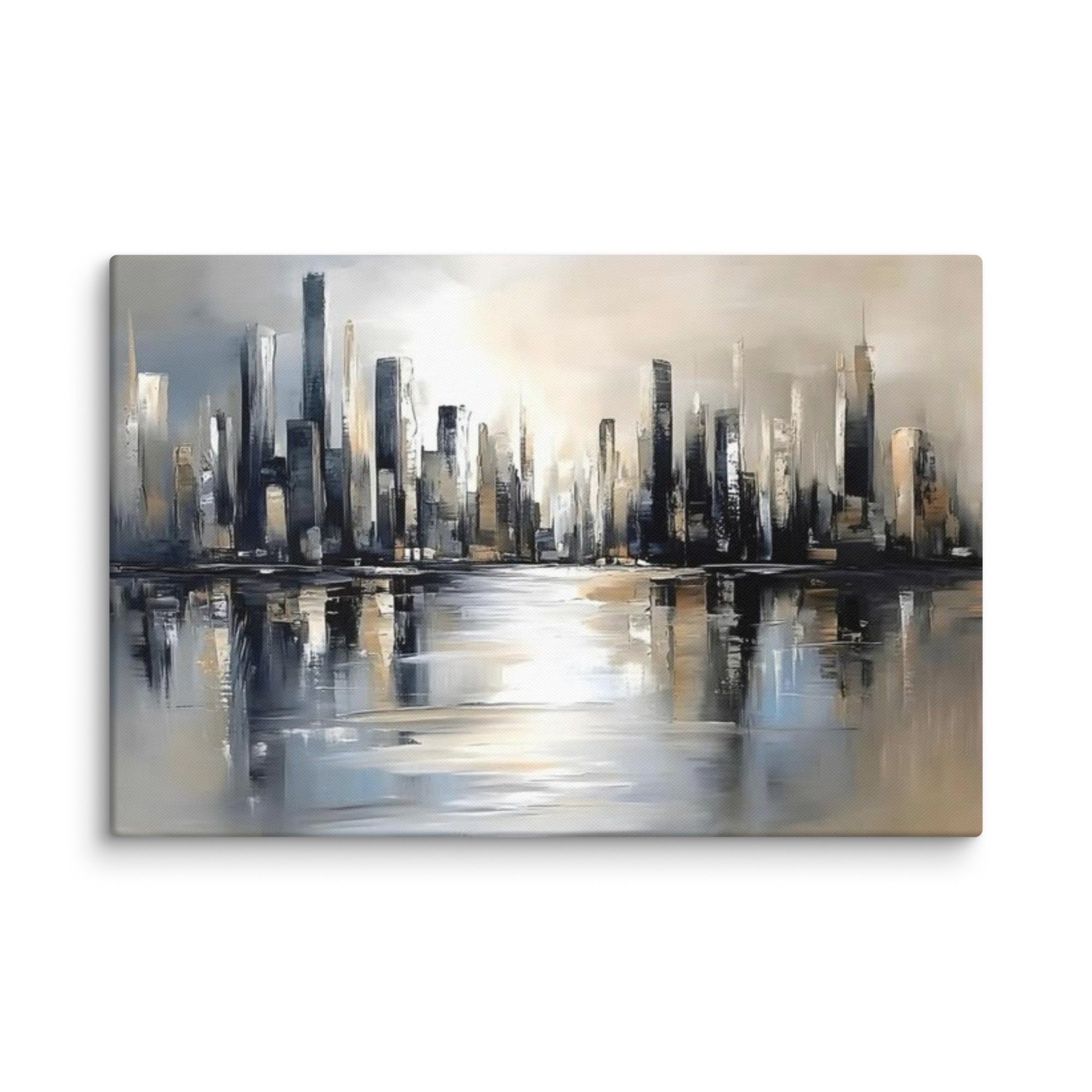 Sharps canvas print product mockup in 26 x 40 inch statement piece