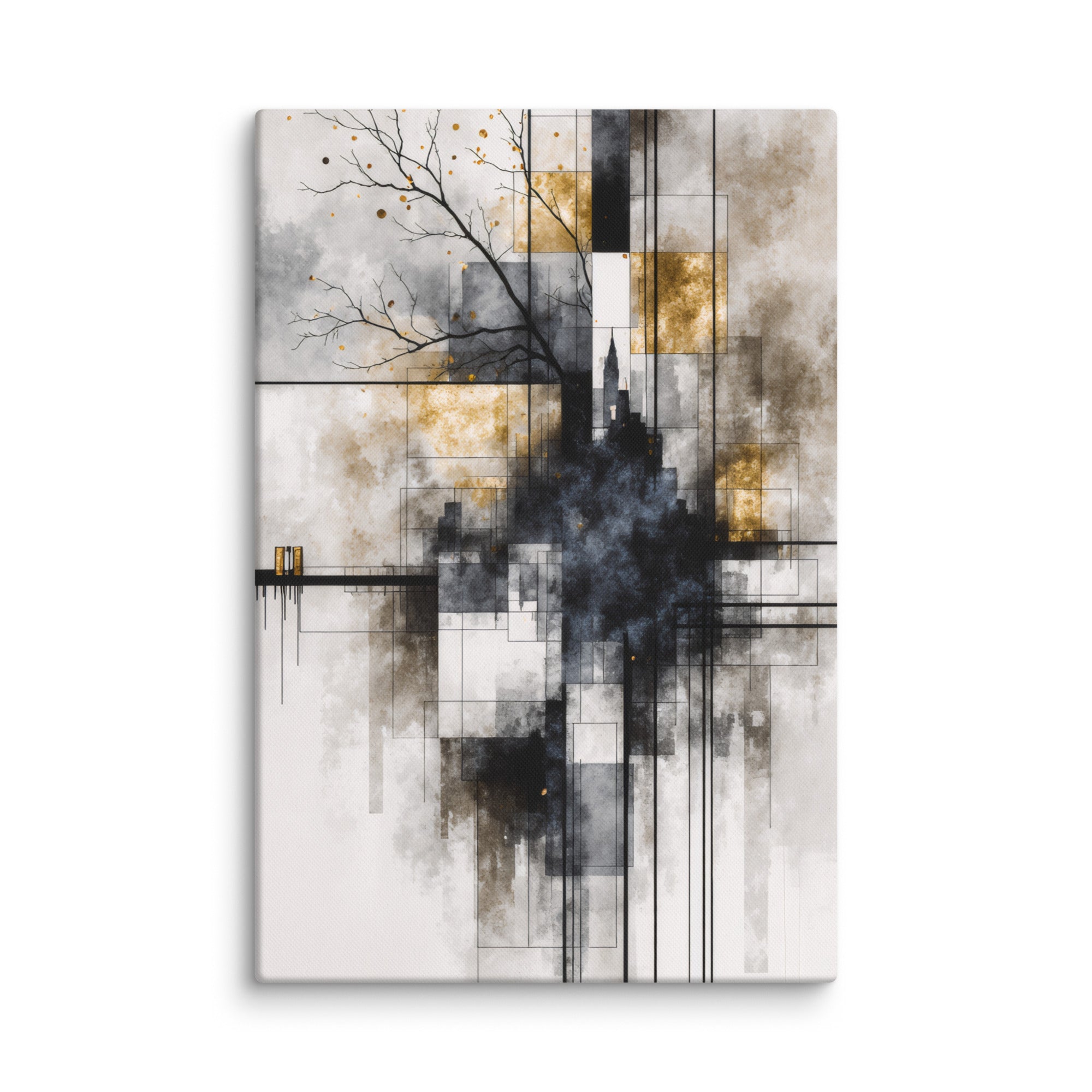 Brasier canvas print product view in 40 x 60 inch statement piece
